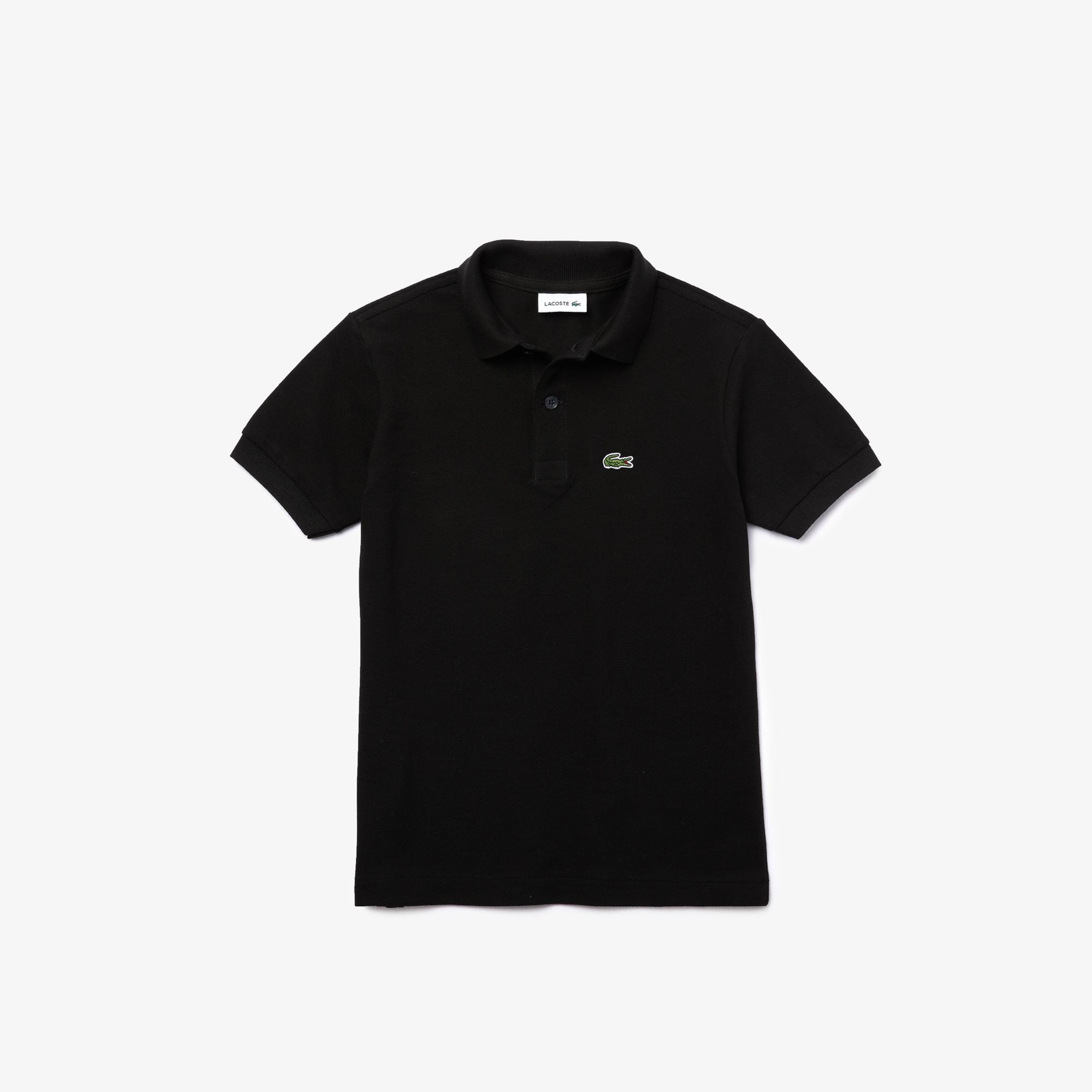 Lacoste Çocuk Regular Fit Siyah Polo