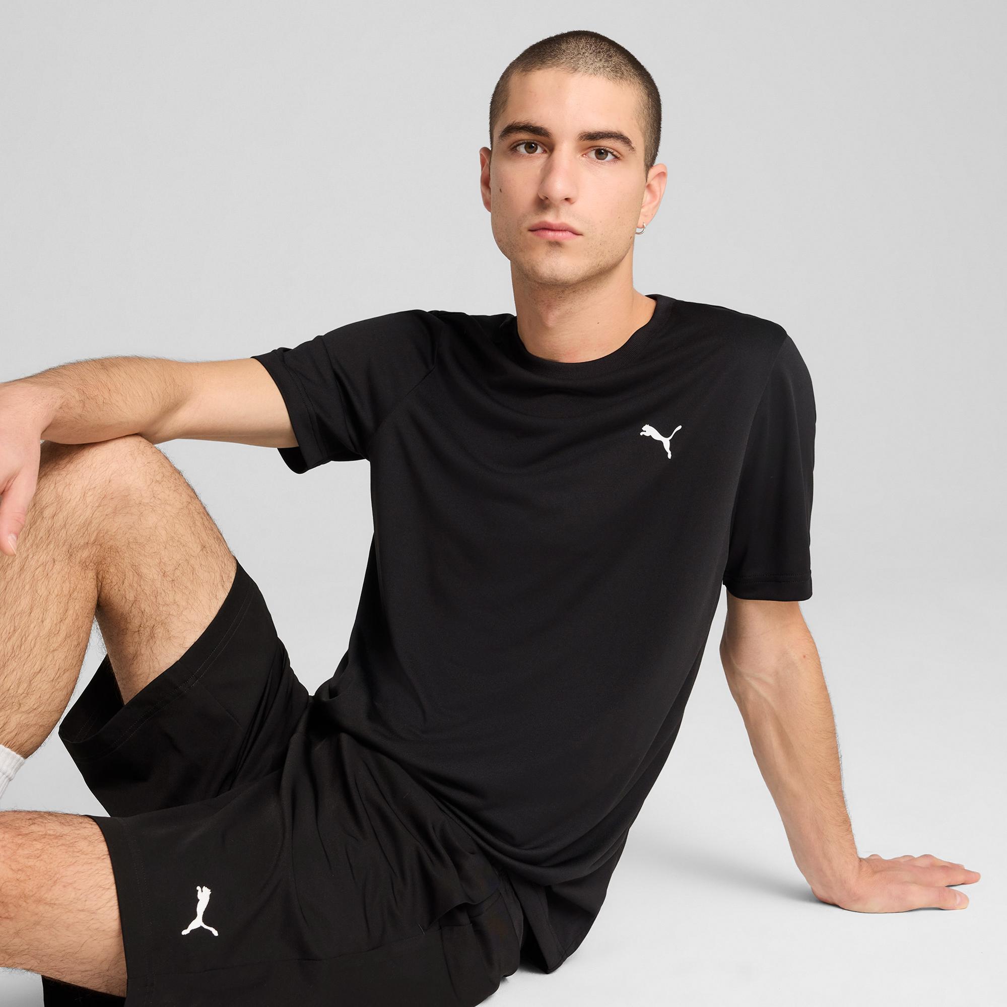 Puma Ess Small Logo Poly Erkek Siyah T-Shirt