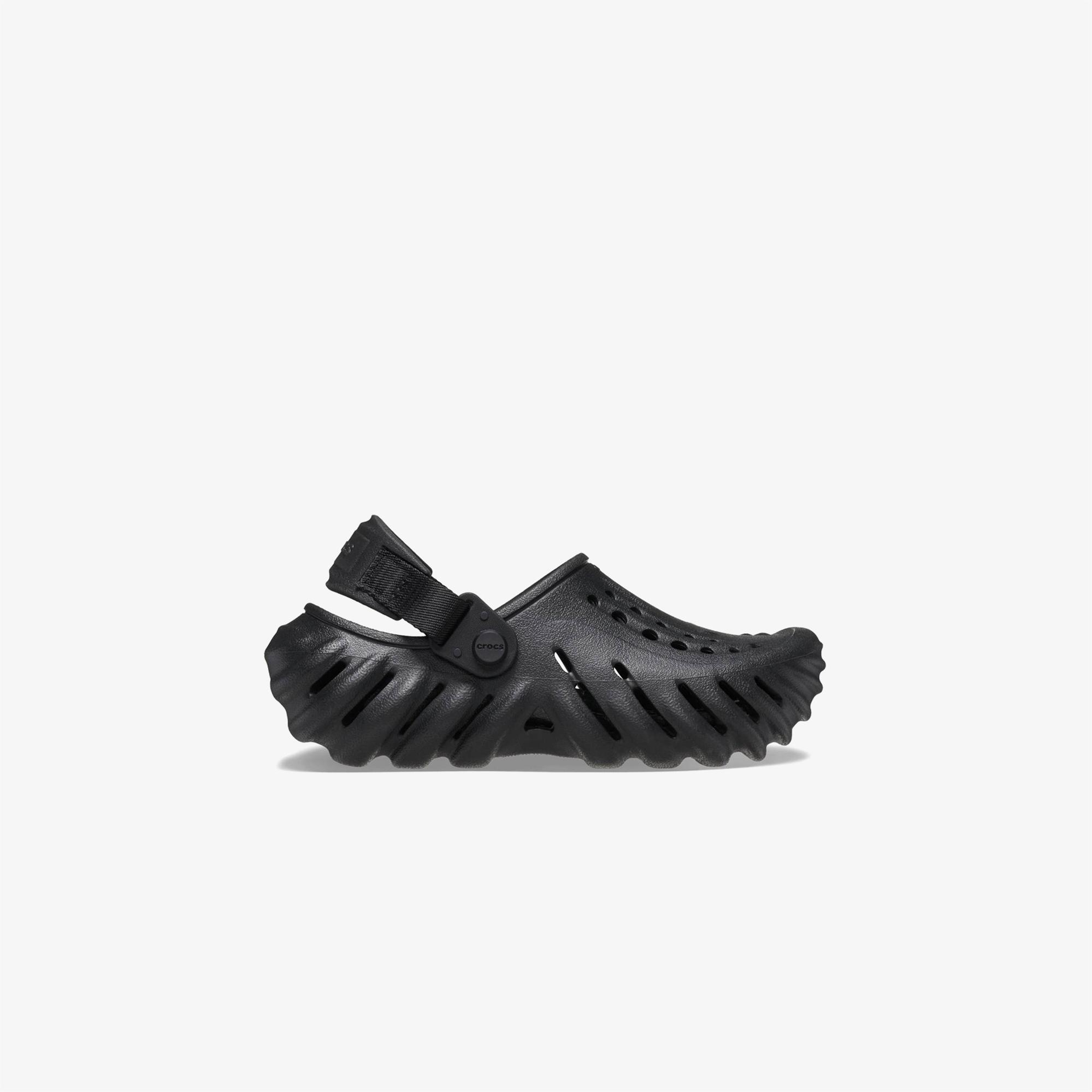 Crocs Echo Clog Çocuk Siyah Terlik