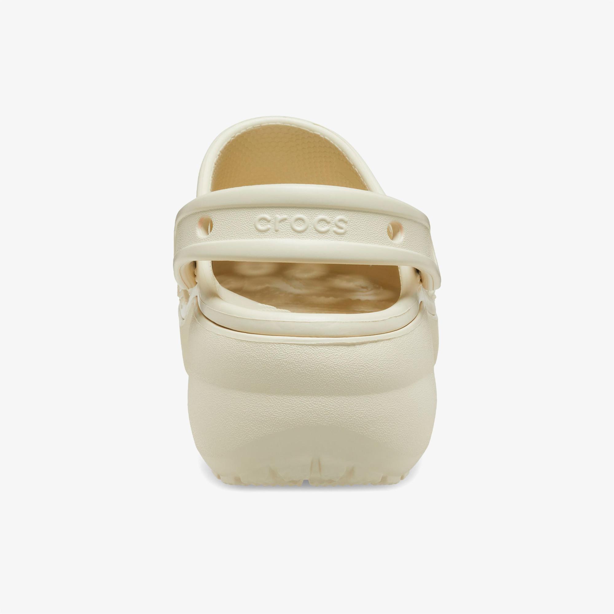 Crocs Classic Platform Kadın Krem Terlik