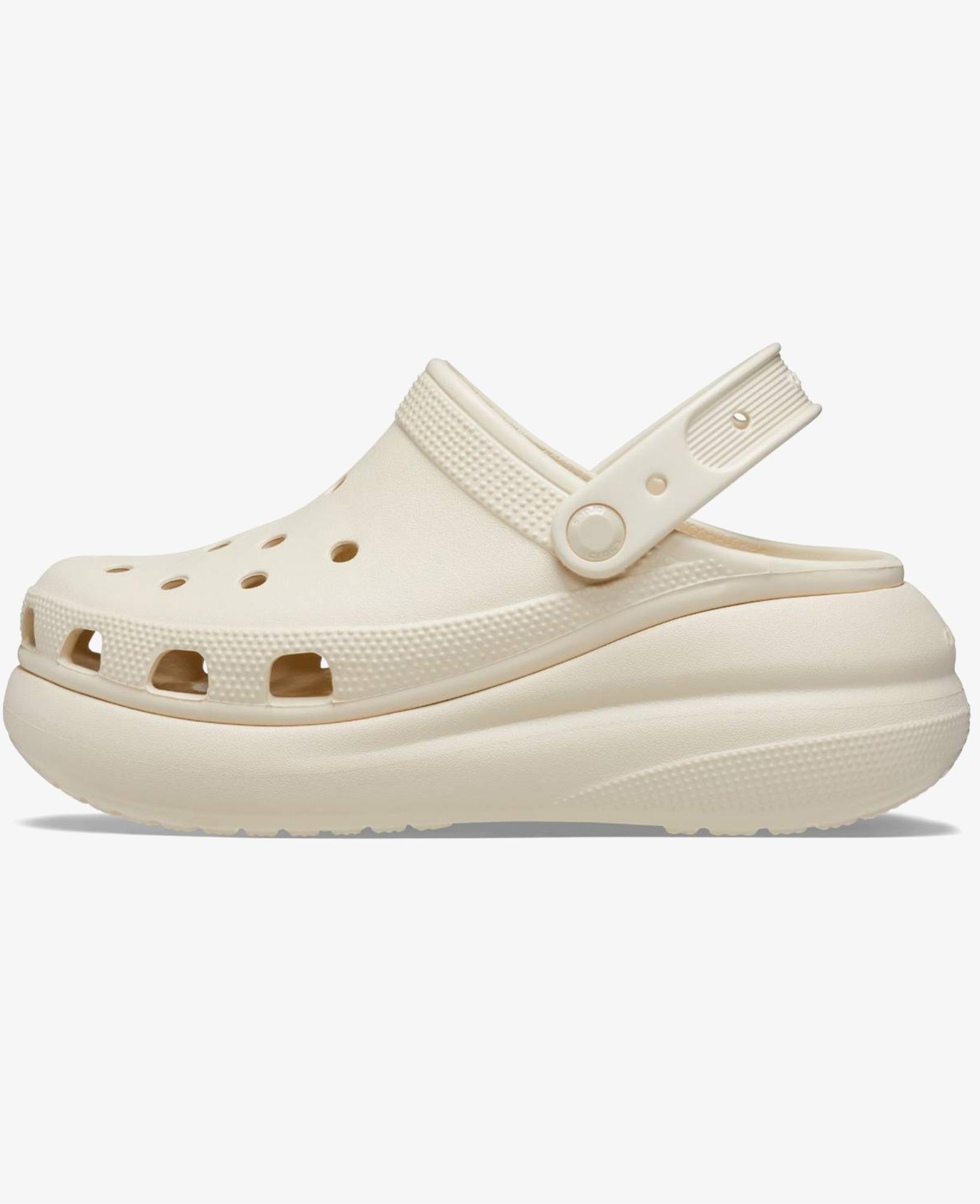 Crocs Classic Crush Clog Kadın Krem Terlik