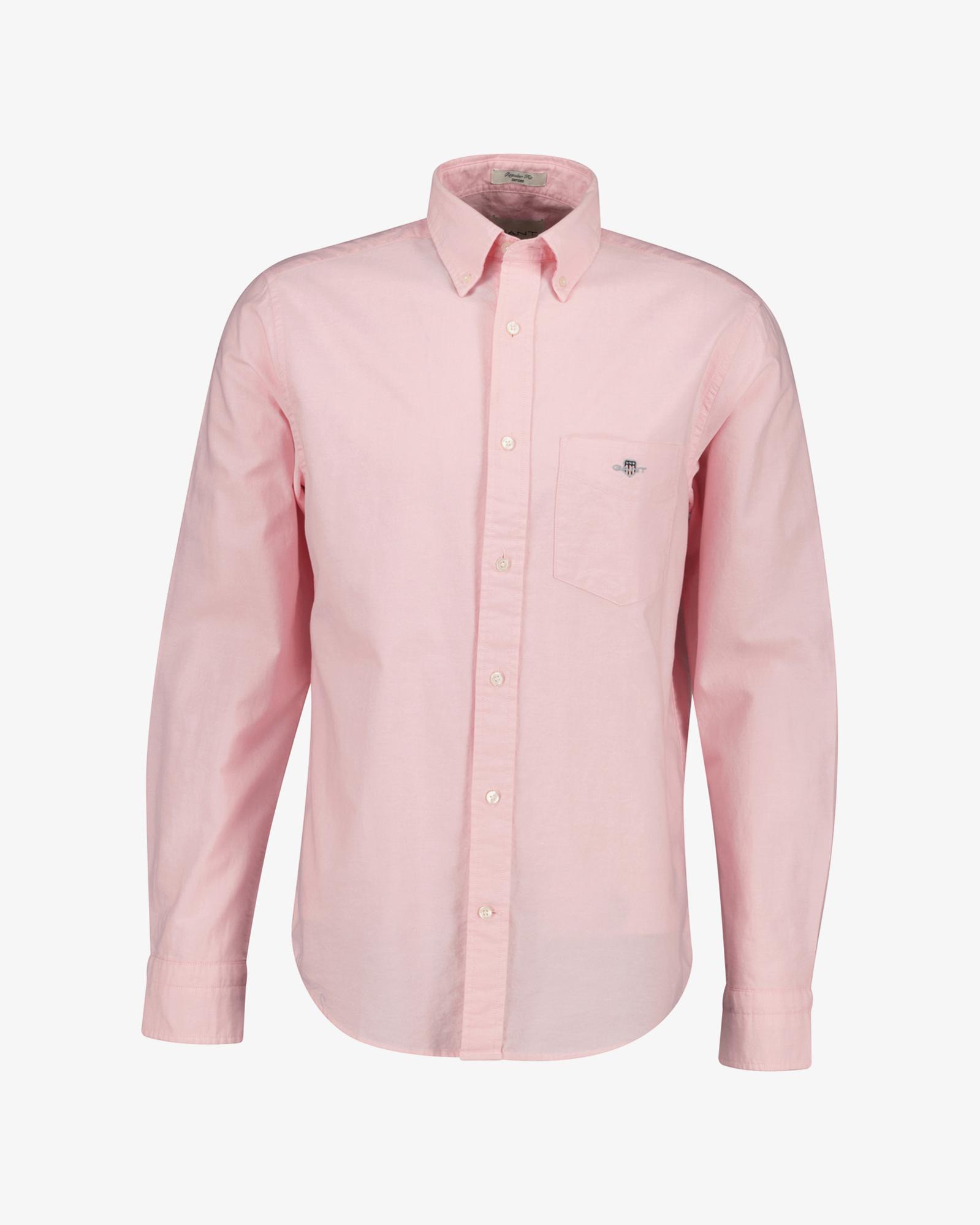 GANT Erkek Pembe Regular Fit Logolu Gömlek