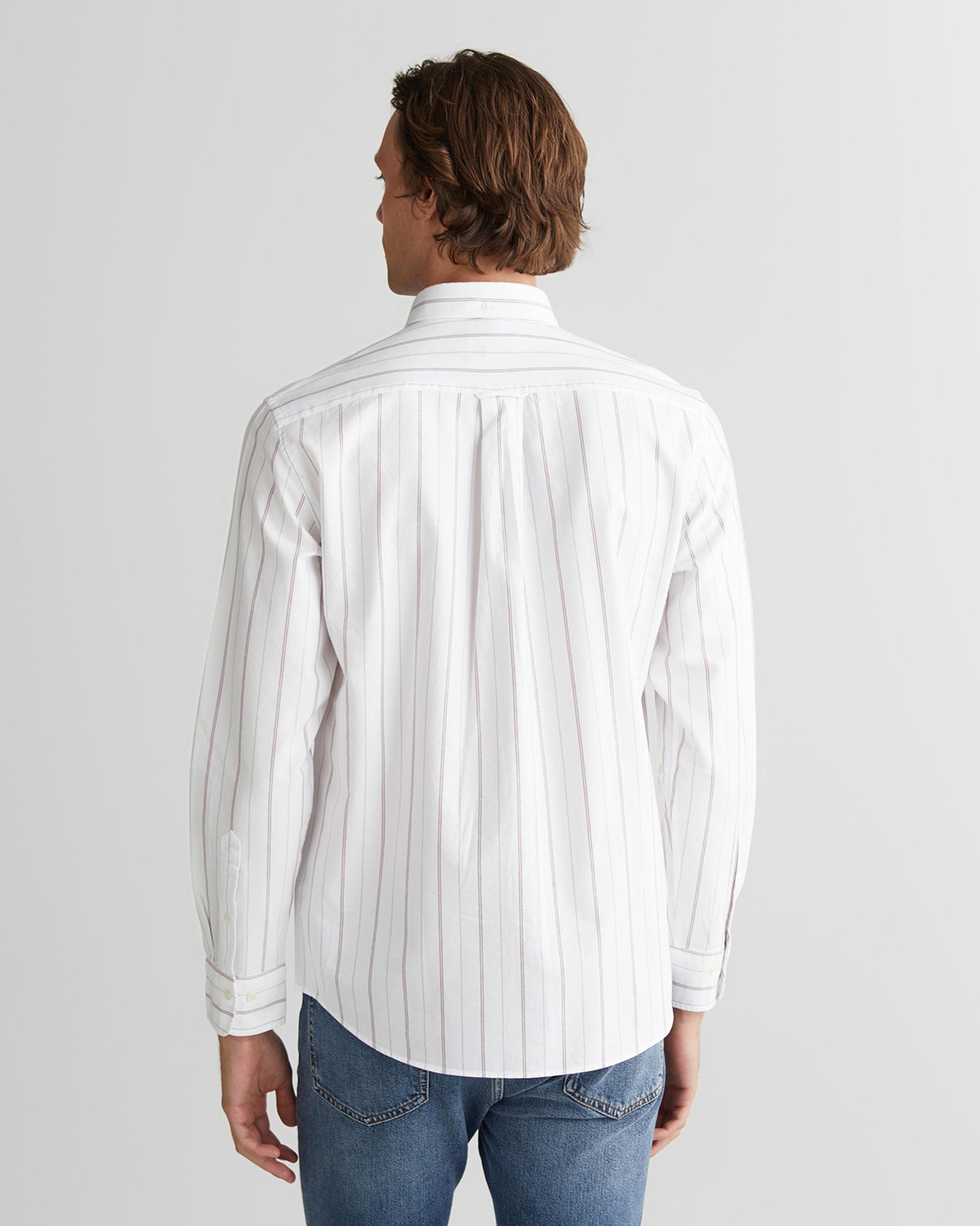 GANT Erkek Beyaz Regular Fit Düğmeli Gömlek