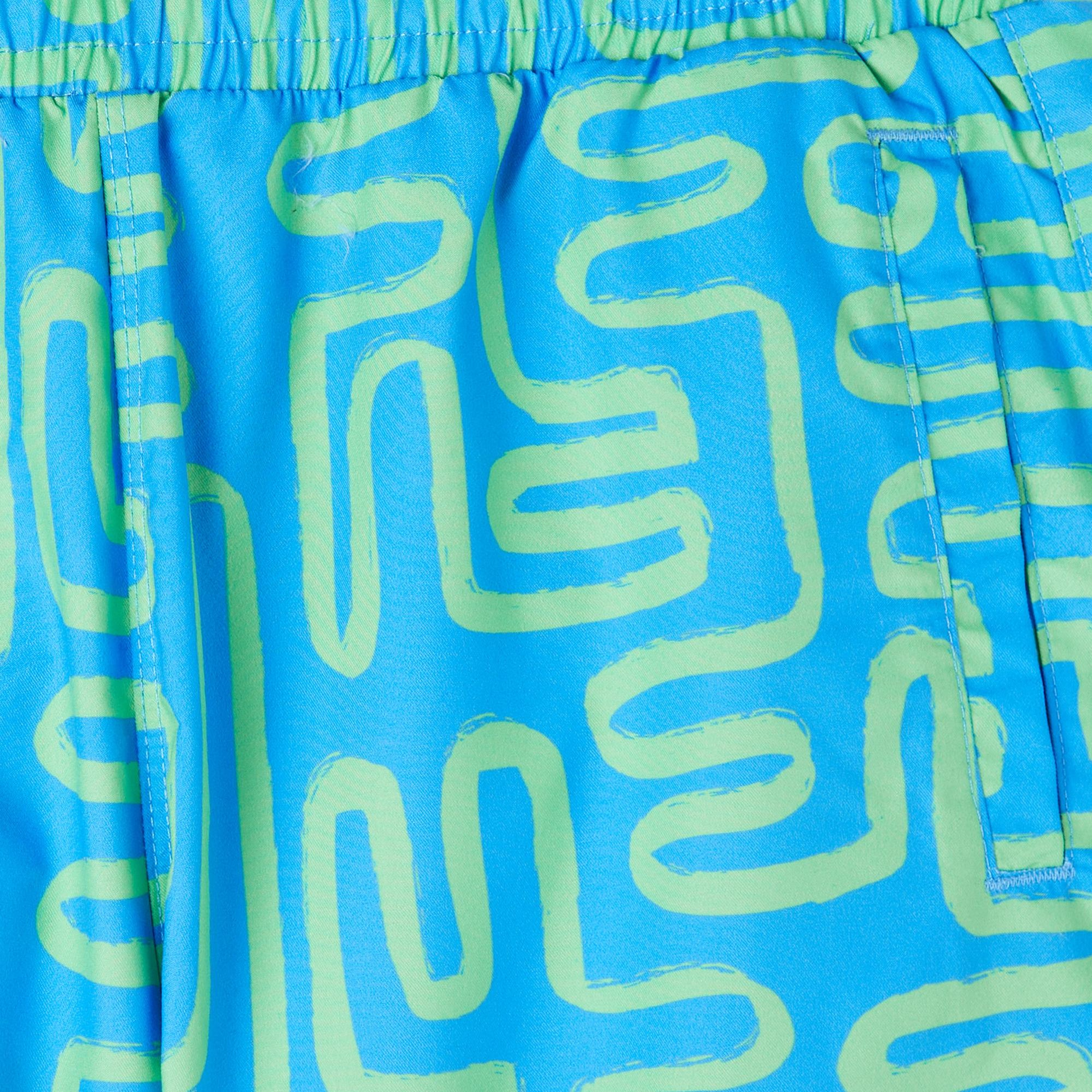 Skechers B5 Inch Allover Print Çocuk Mavi Mayoşort