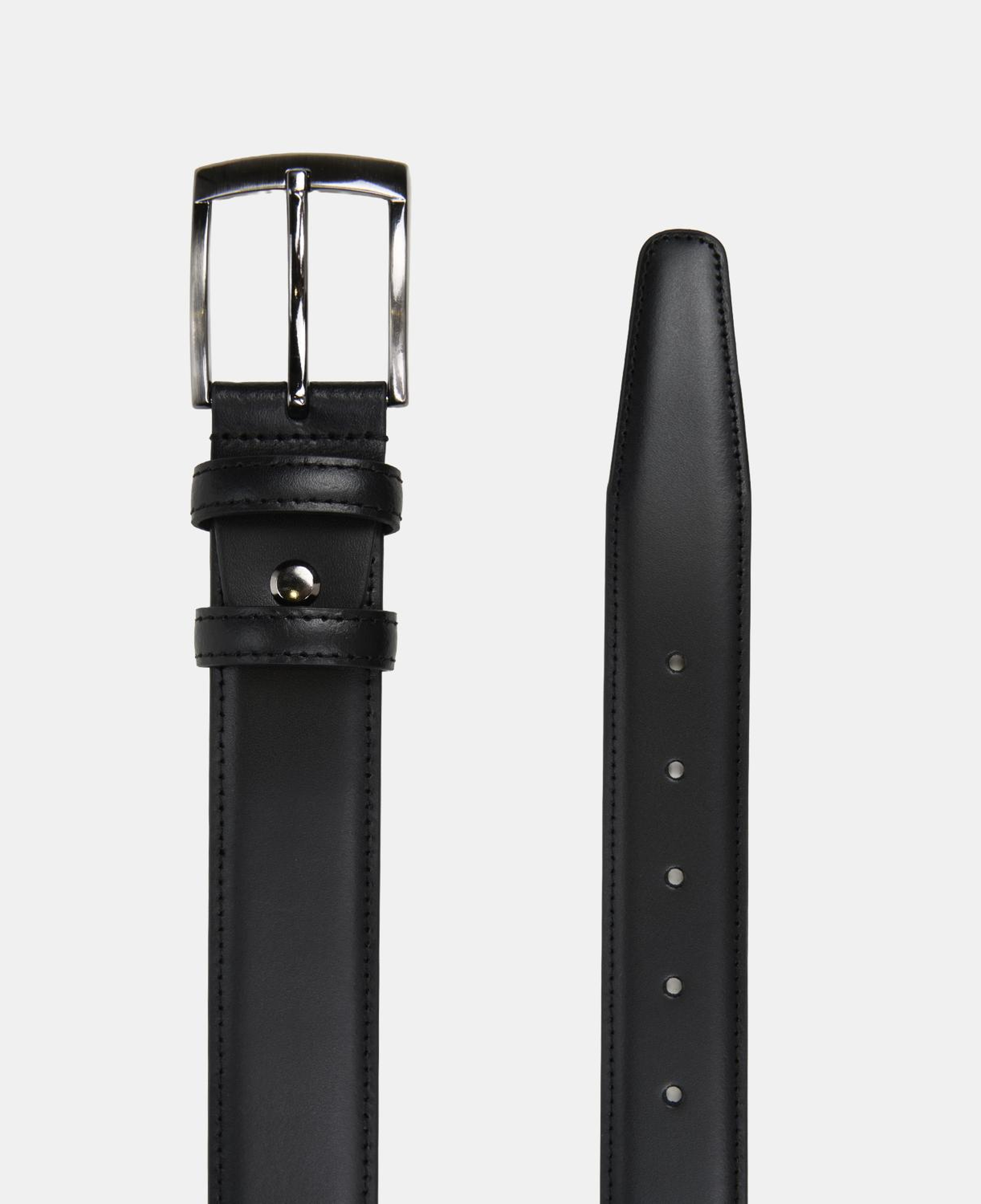 Erkek Siyah Klasik Deri Kemer