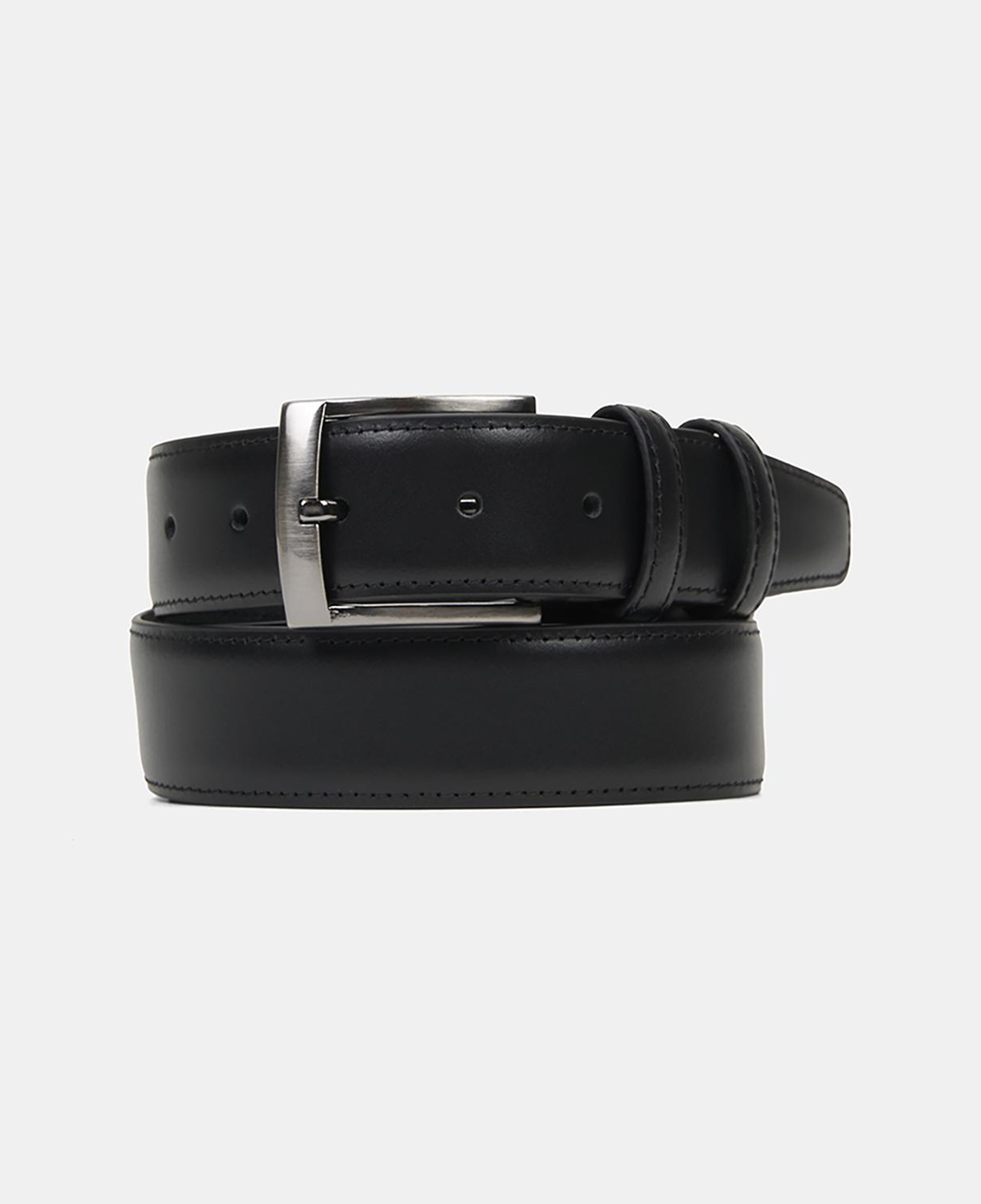 Erkek Siyah Klasik Deri Kemer