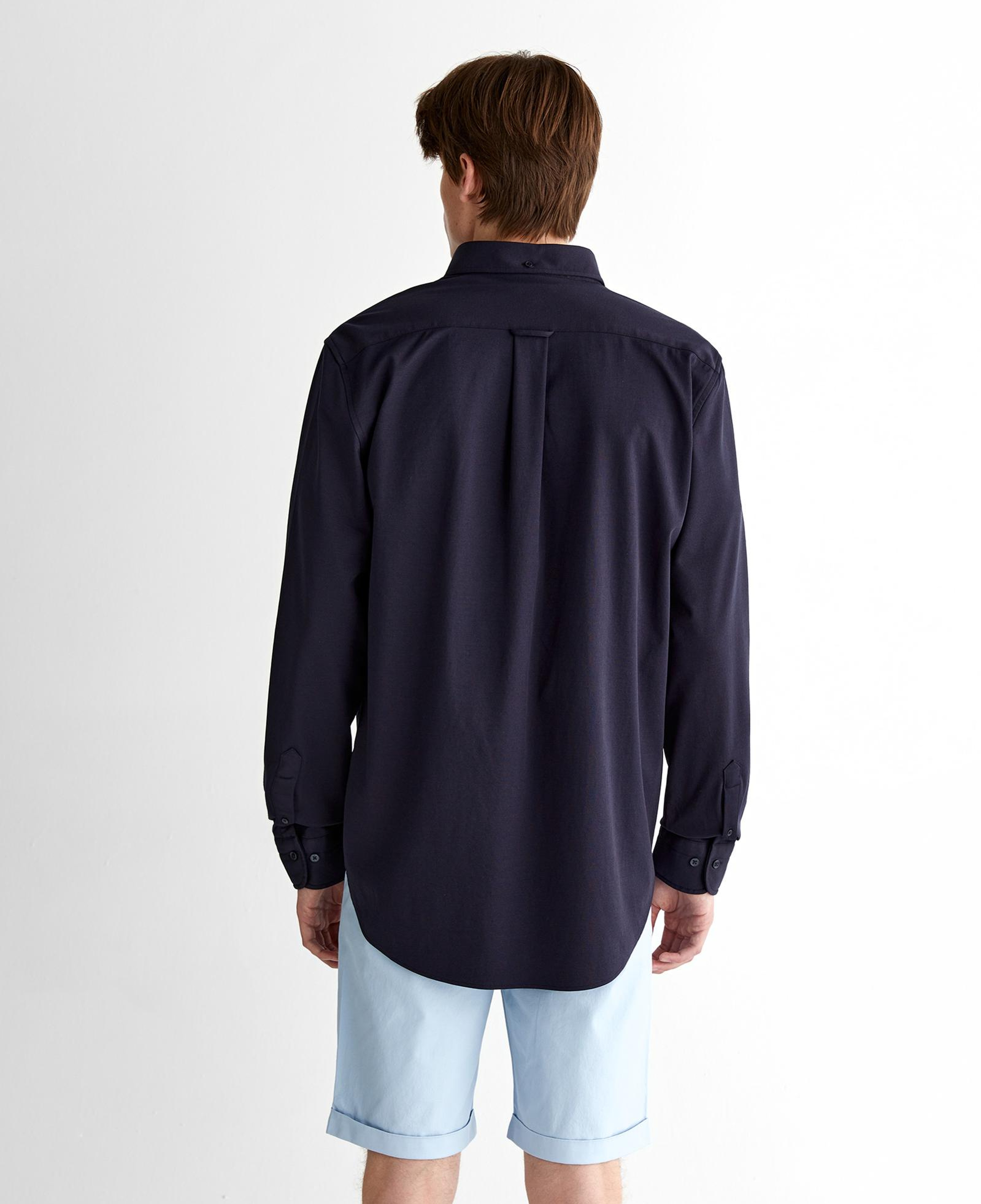 GANT Erkek Lacivert Regular Fit Düğmeli Yaka Gömlek