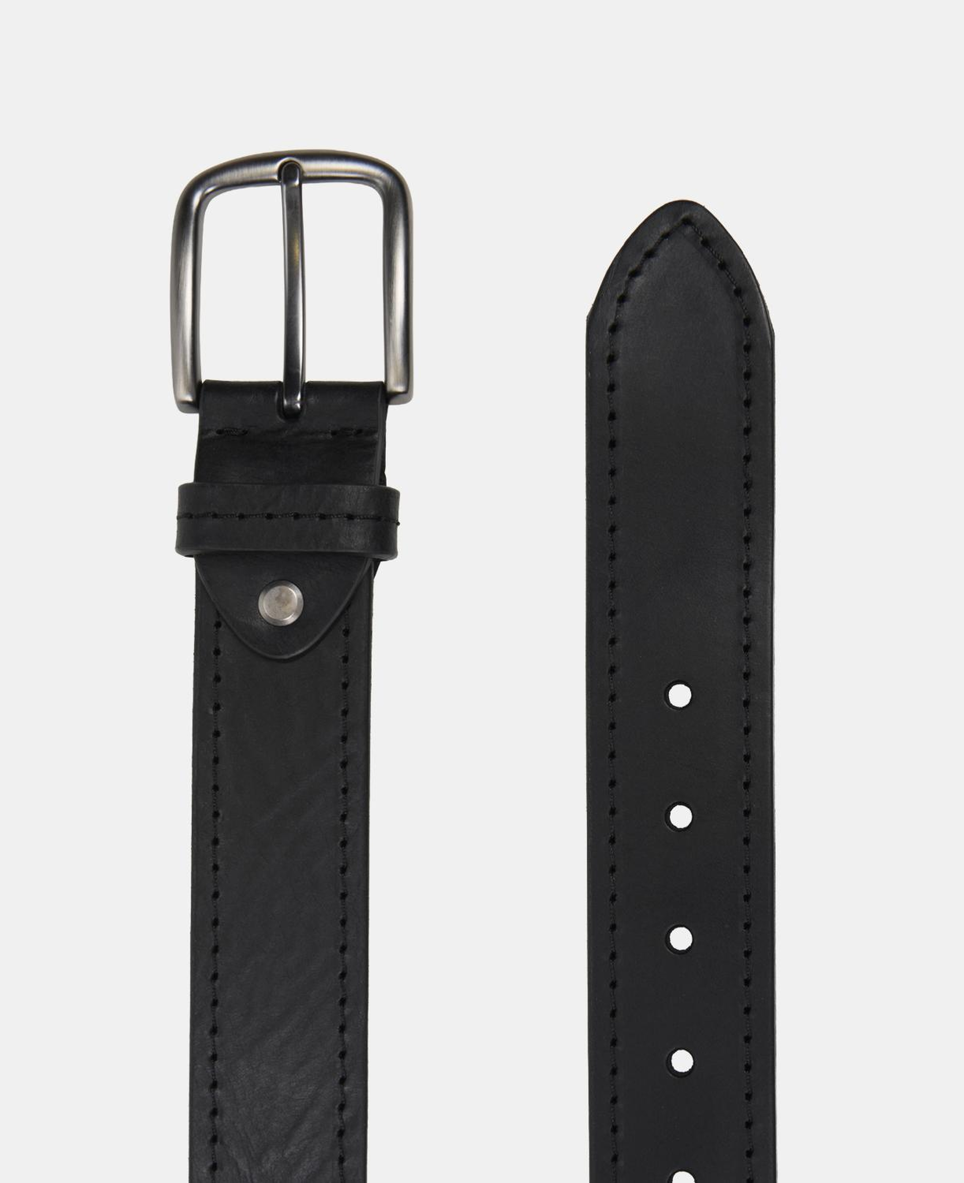 Erkek Siyah Spor Şık Deri Kemer