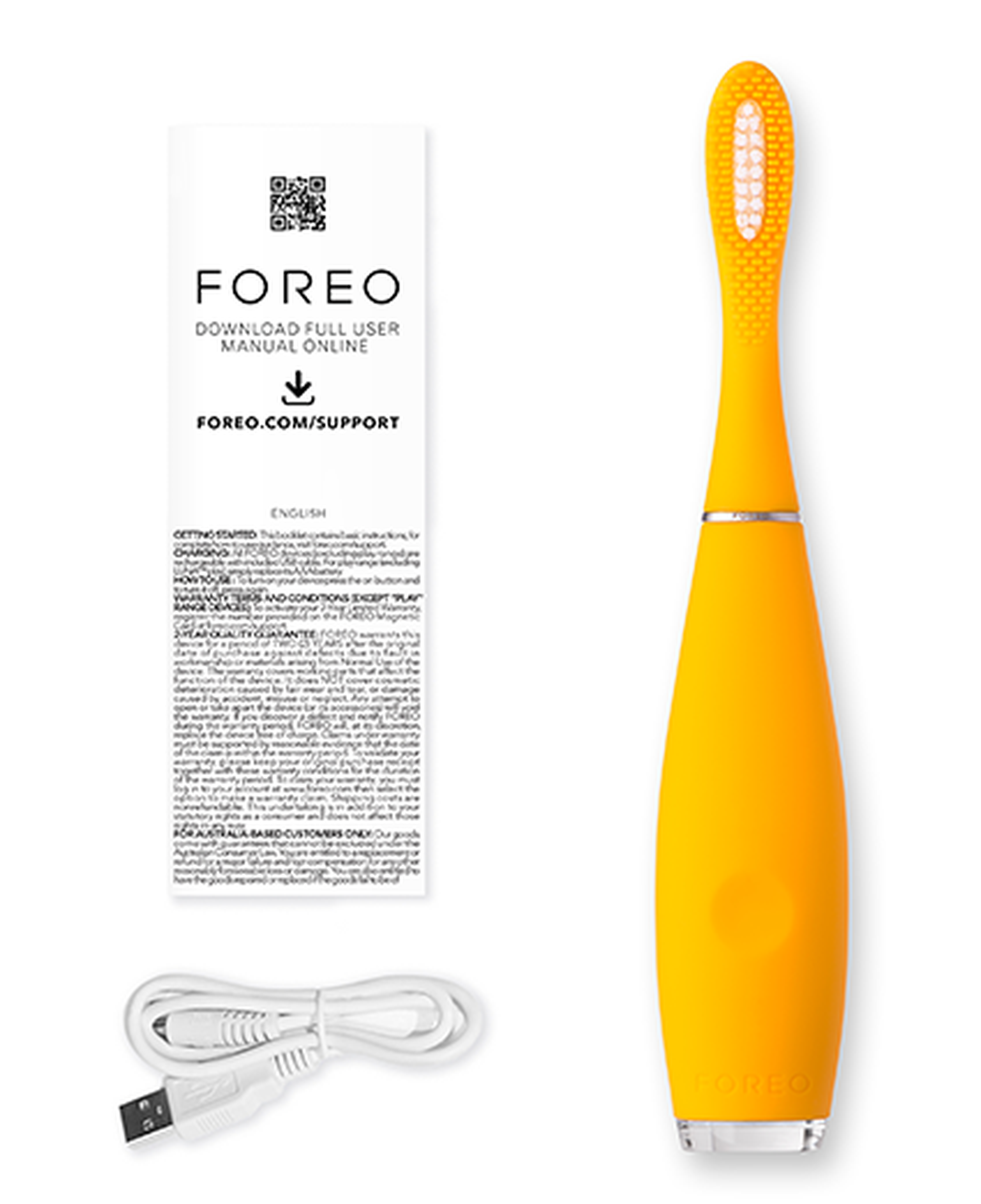 FOREO ISSA Kids Çocuk Diş Fırçası (5-12 Yaş Için), Mellow Yellow Gator
