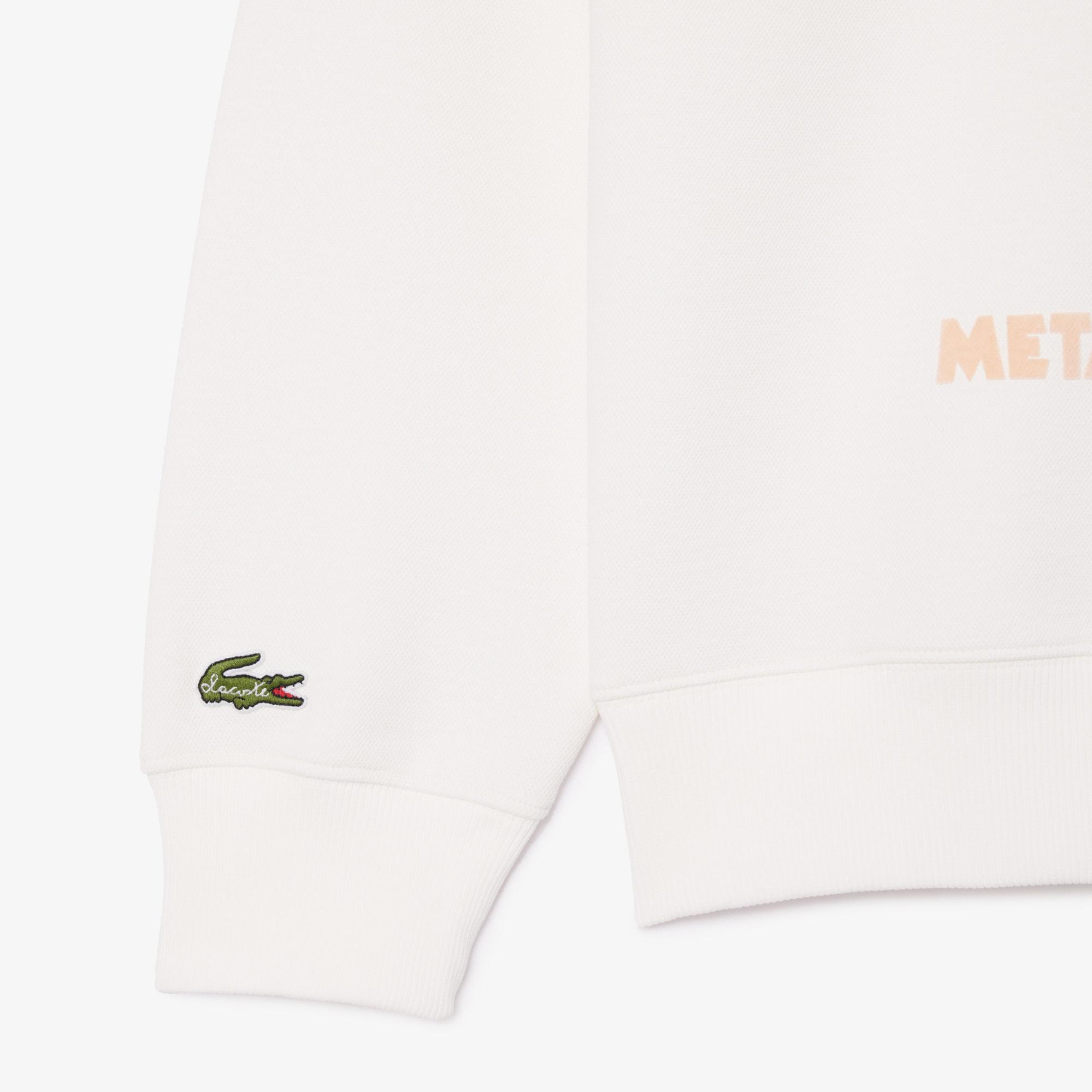 Lacoste Classic Unisex Beyaz Sweatshirt