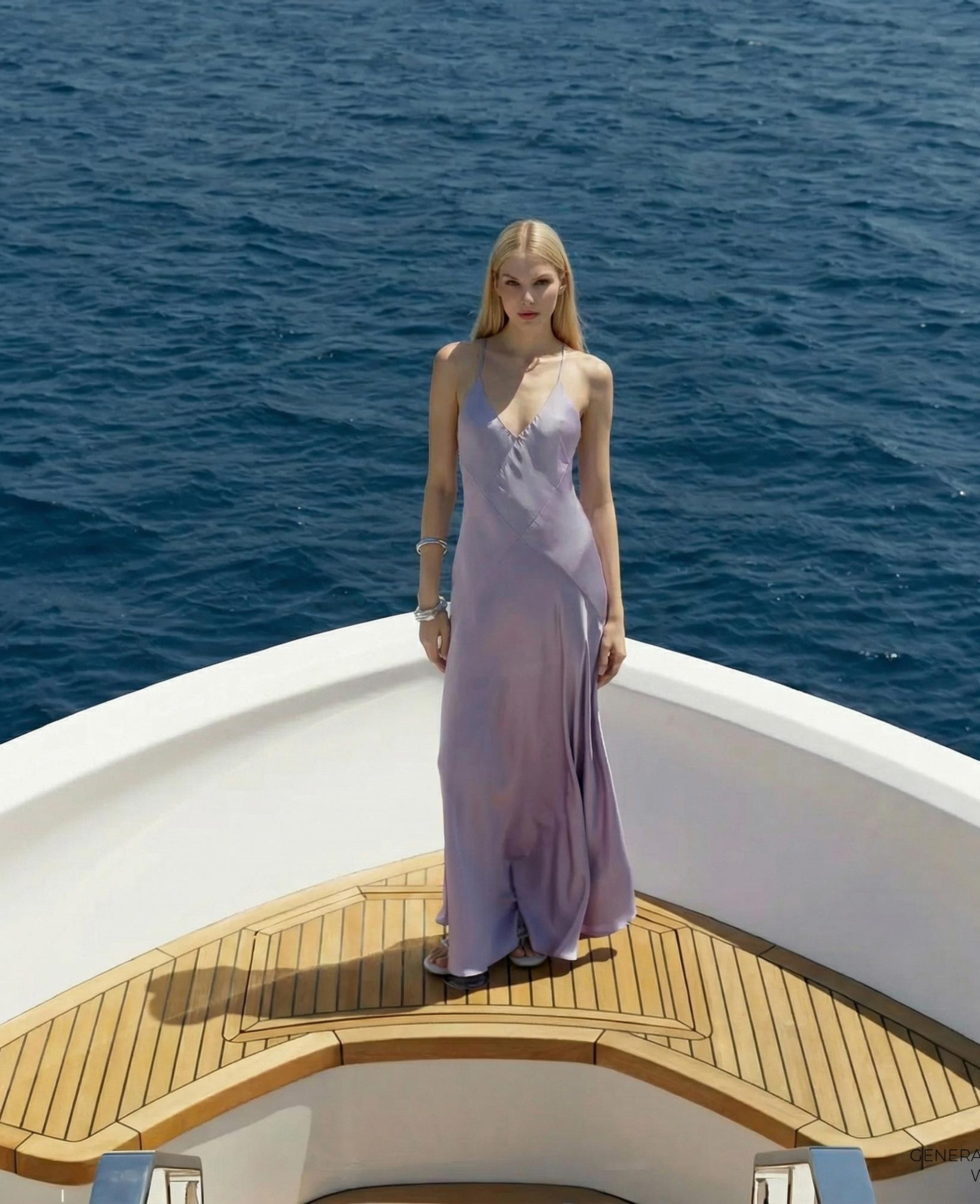 Fabby Lana Kadın Mor Elbise