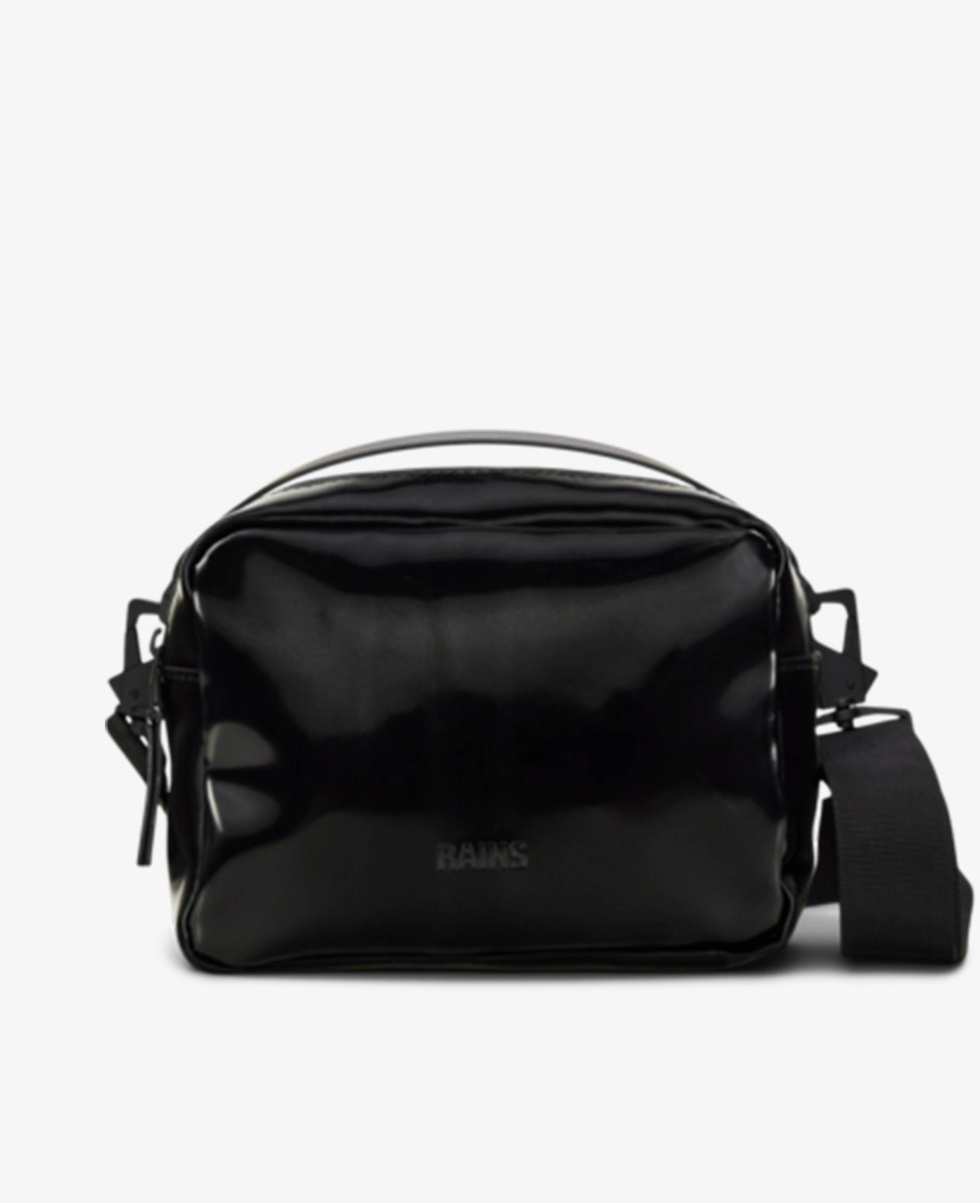 Rains Box Bag W3 Unisex Siyah Omuz Çantası