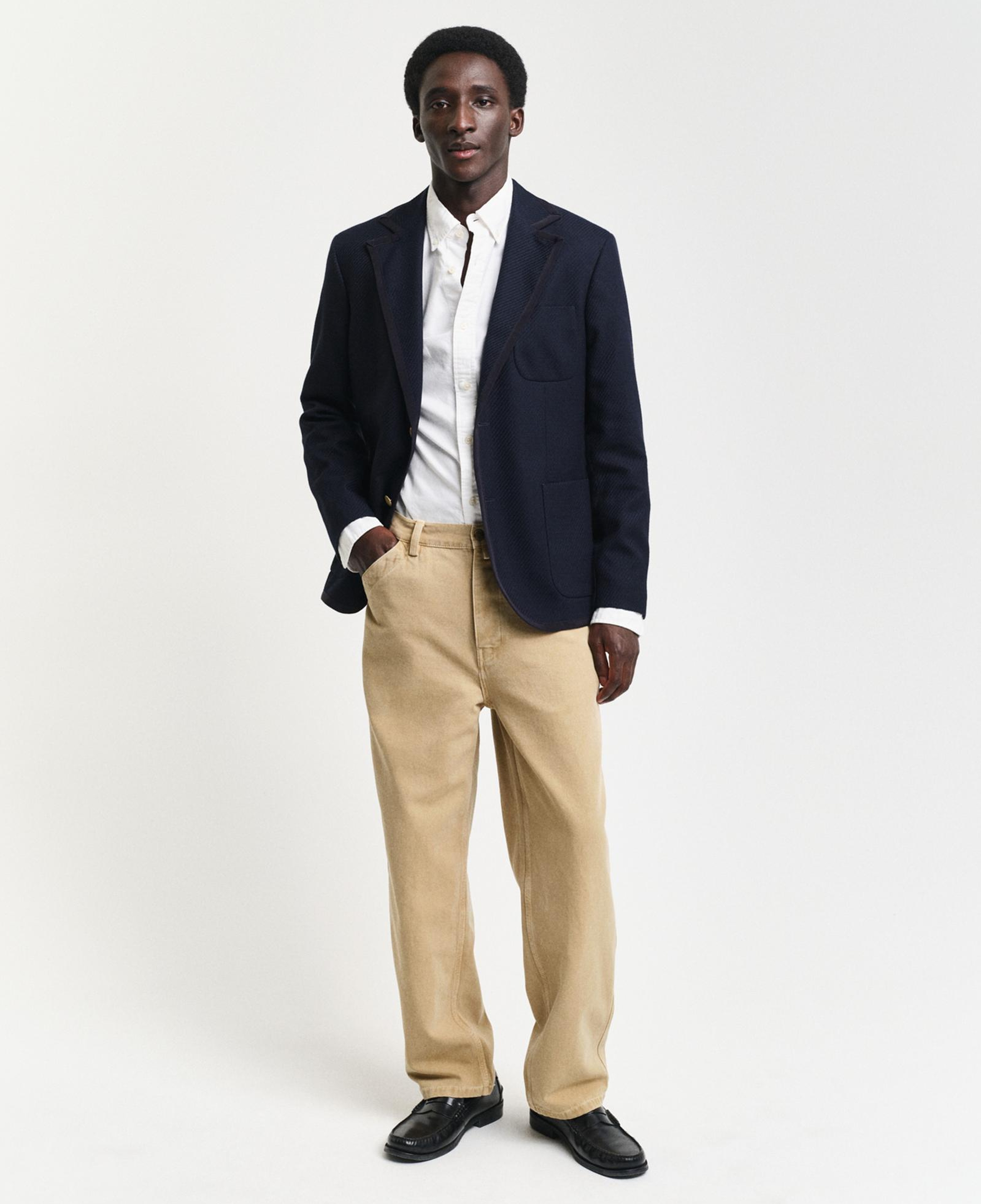 GANT Erkek Beyaz Slim Fit Klasik Yaka Oxford Gömlek