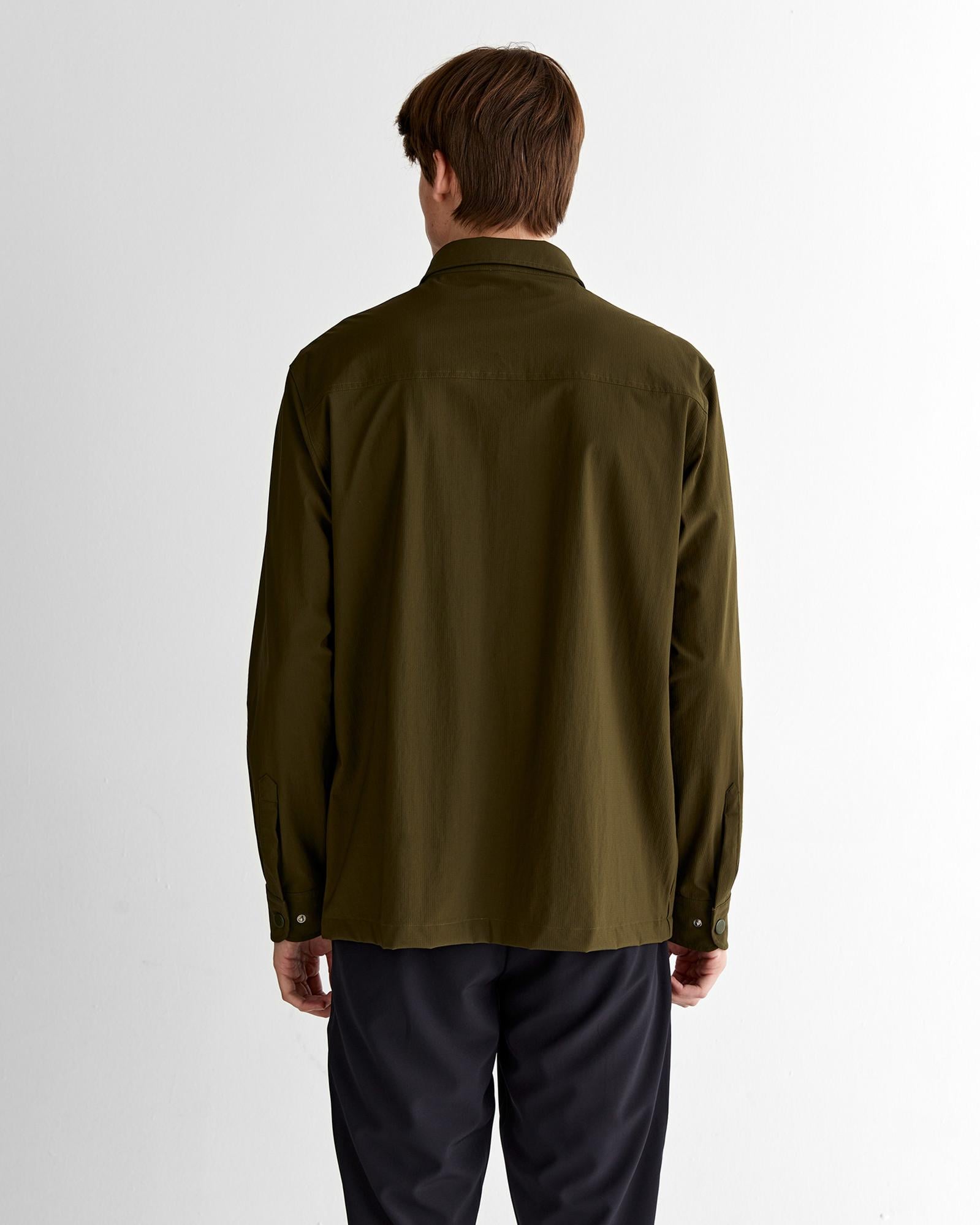 GANT Erkek Yeşil Relaxed Fit Klasik Yaka Gömlek