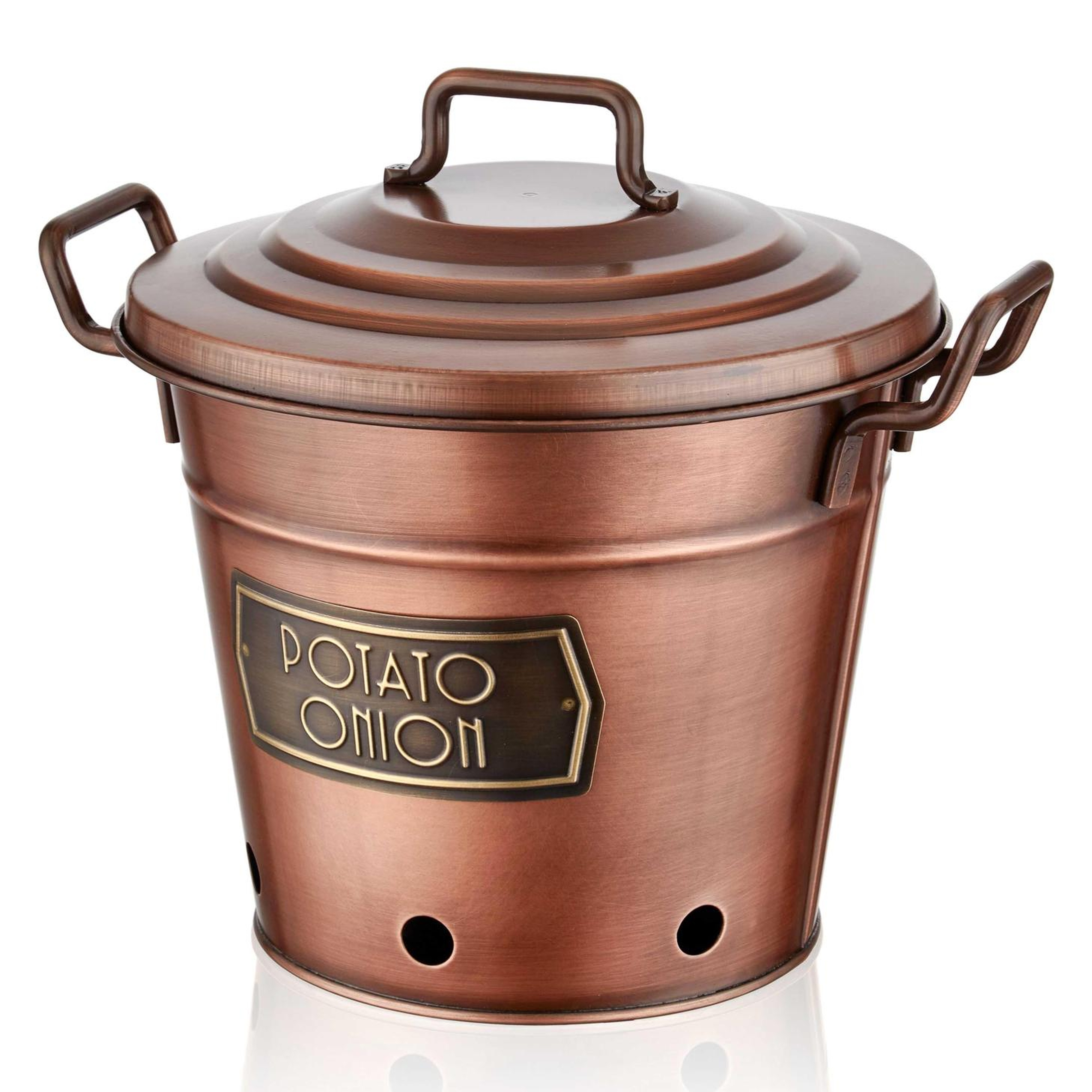 Bakır Patates Soğan Kovası