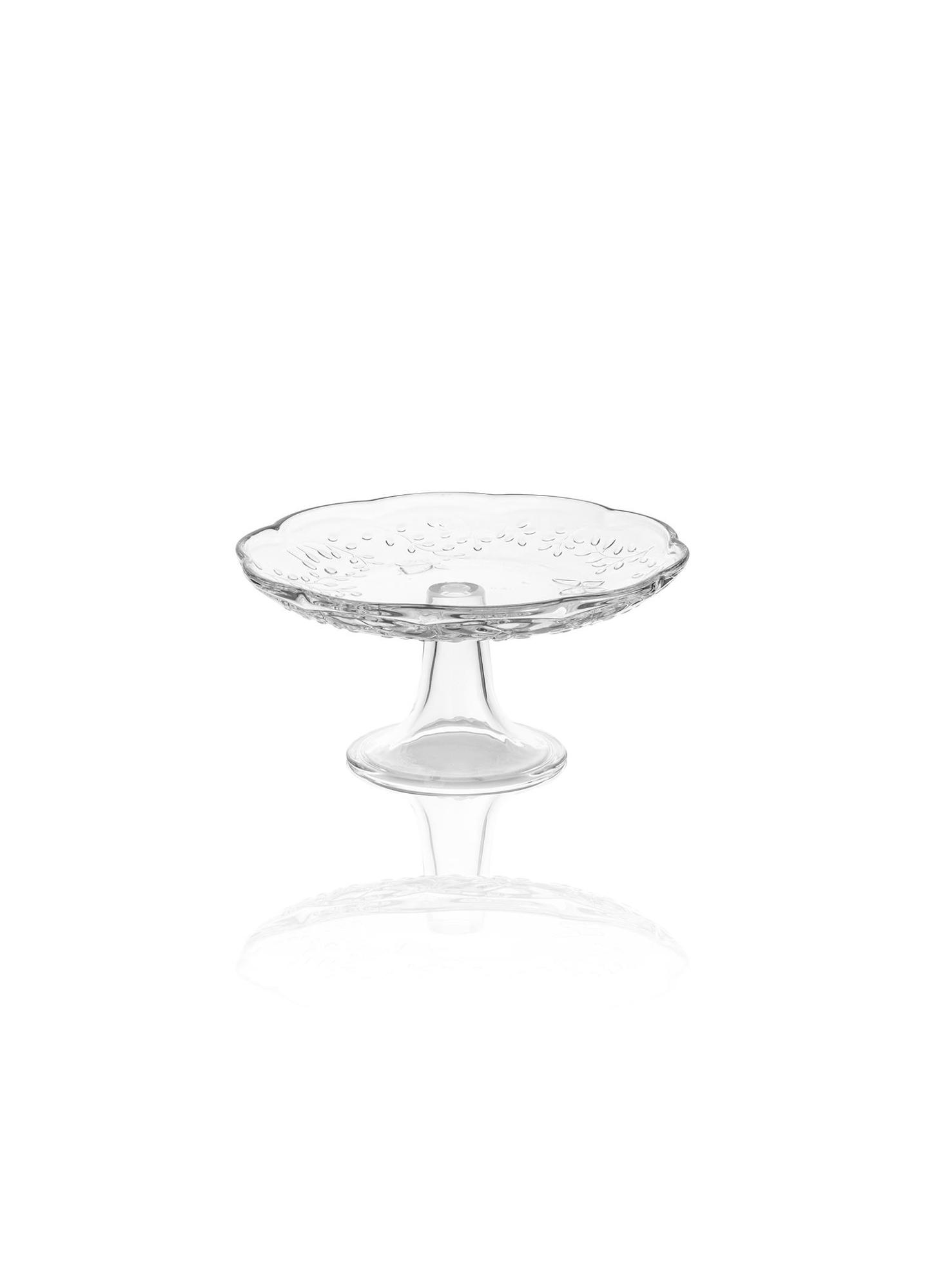 Ayaklı Cam Sunum Tabağı 20x10 cm CAM0500