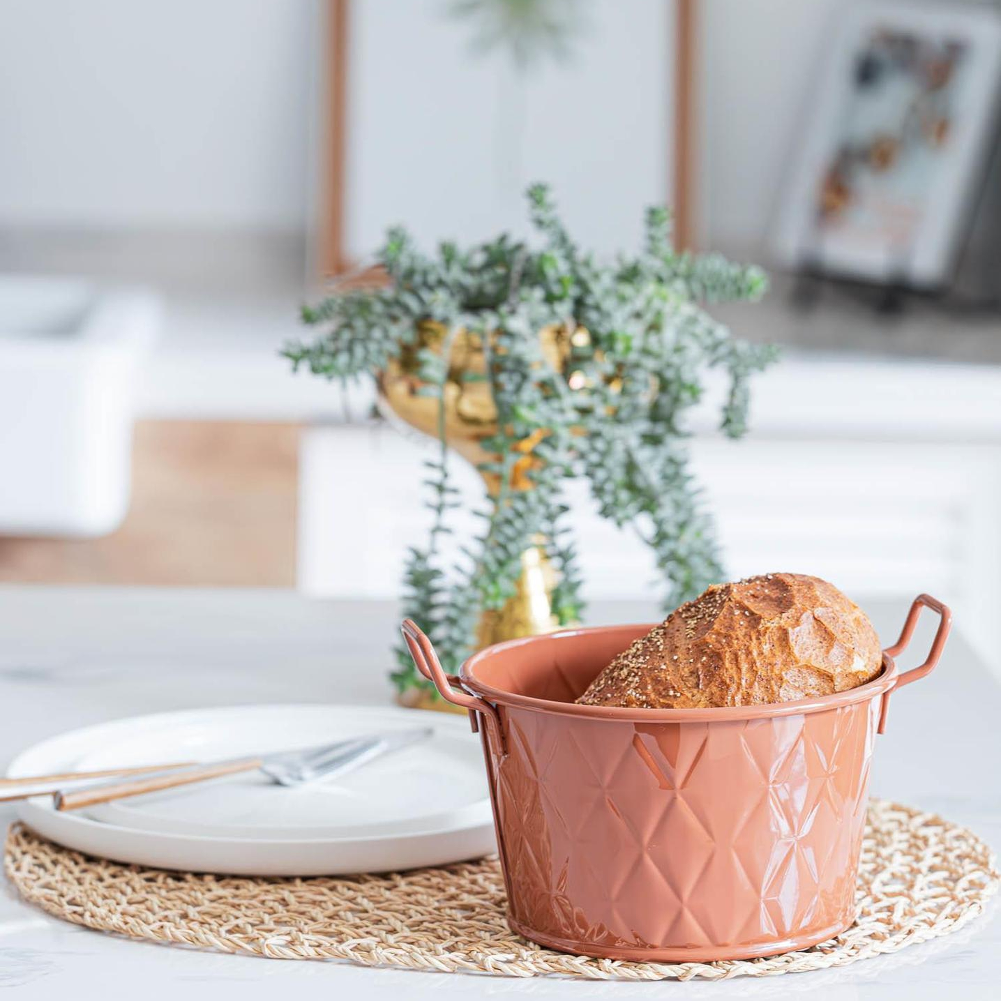 Prizma Ekmeklik Terracota 8 cm