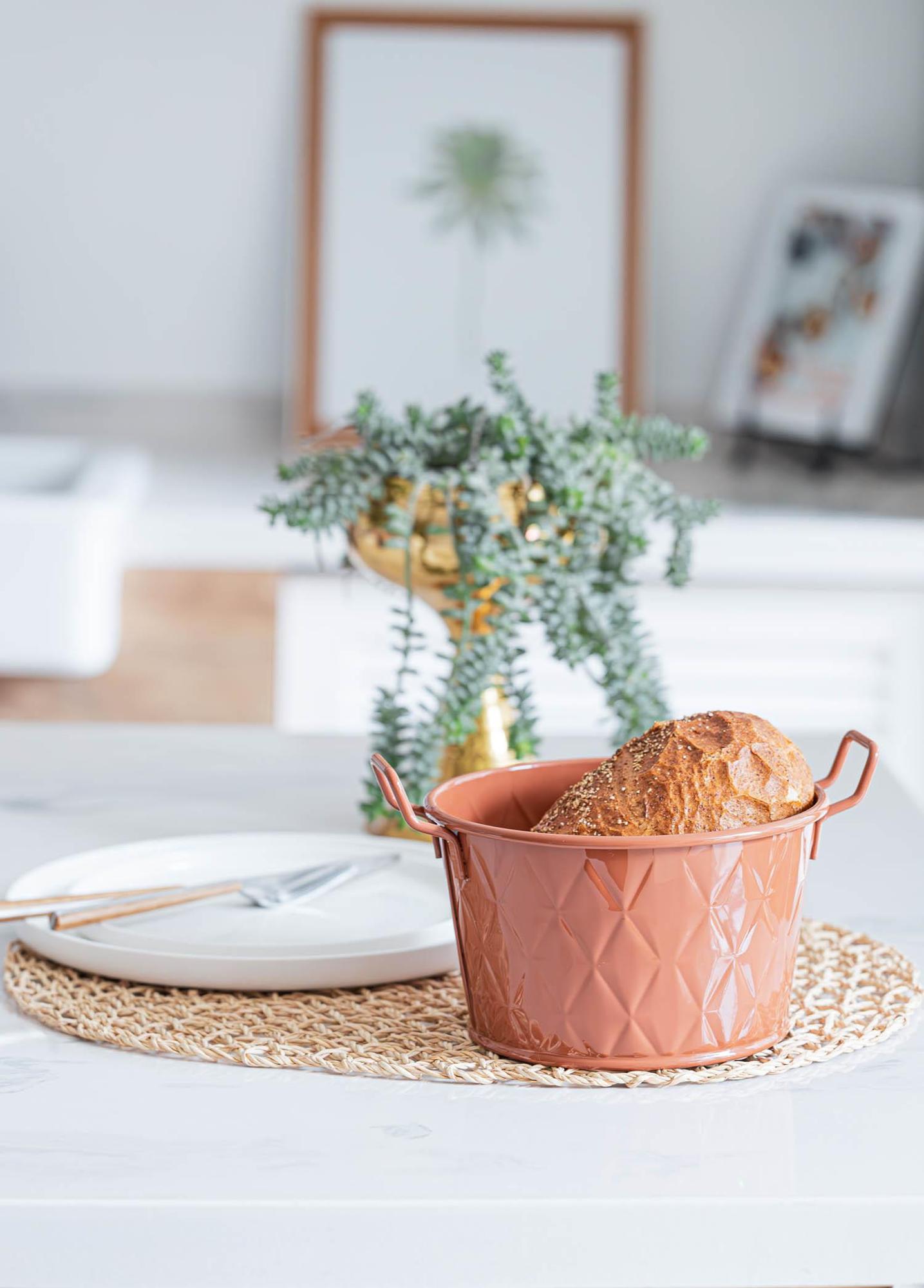 Prizma Ekmeklik Terracota 8 cm