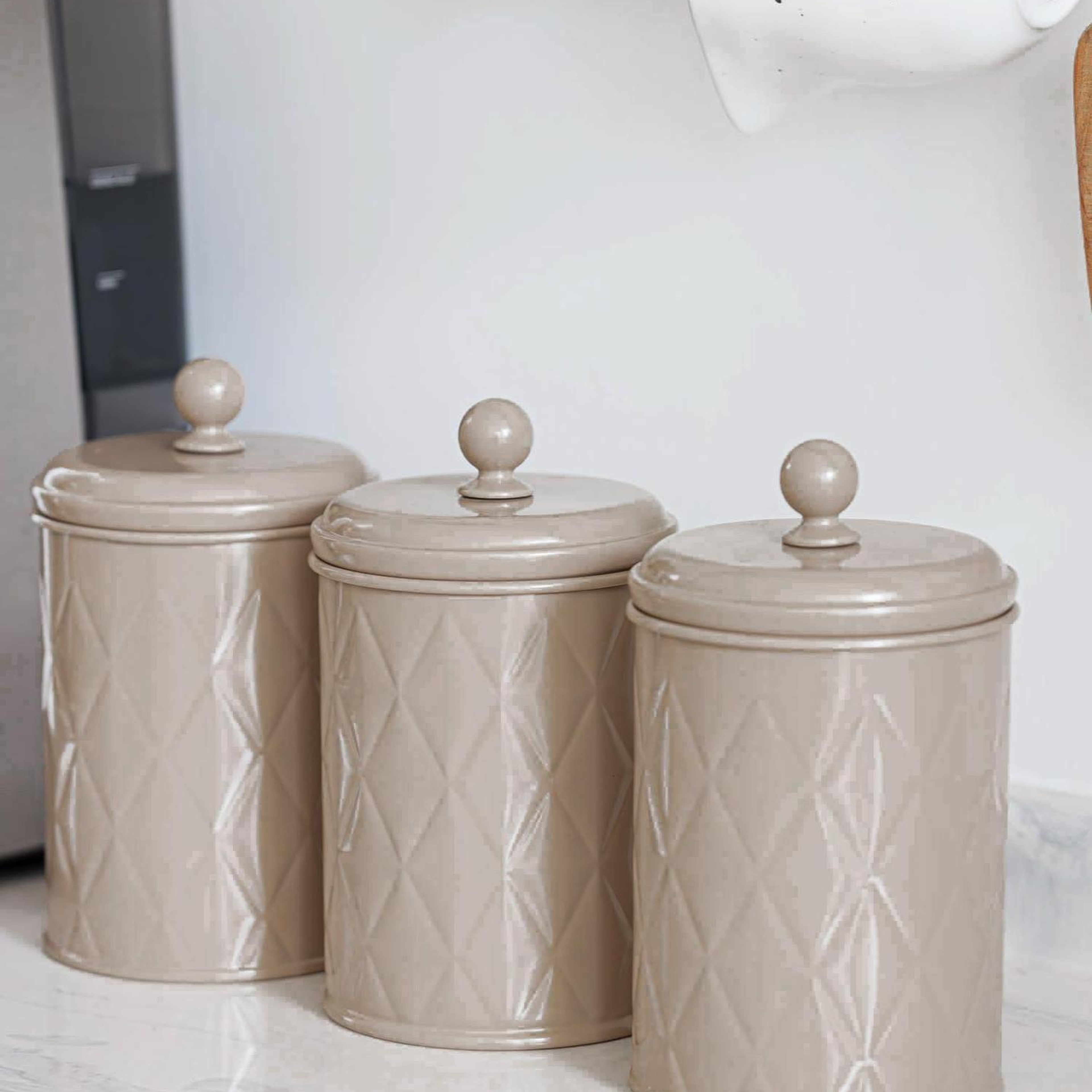 Prizma Çay Şeker Kahve Kavanozu Karamel 1 Lt