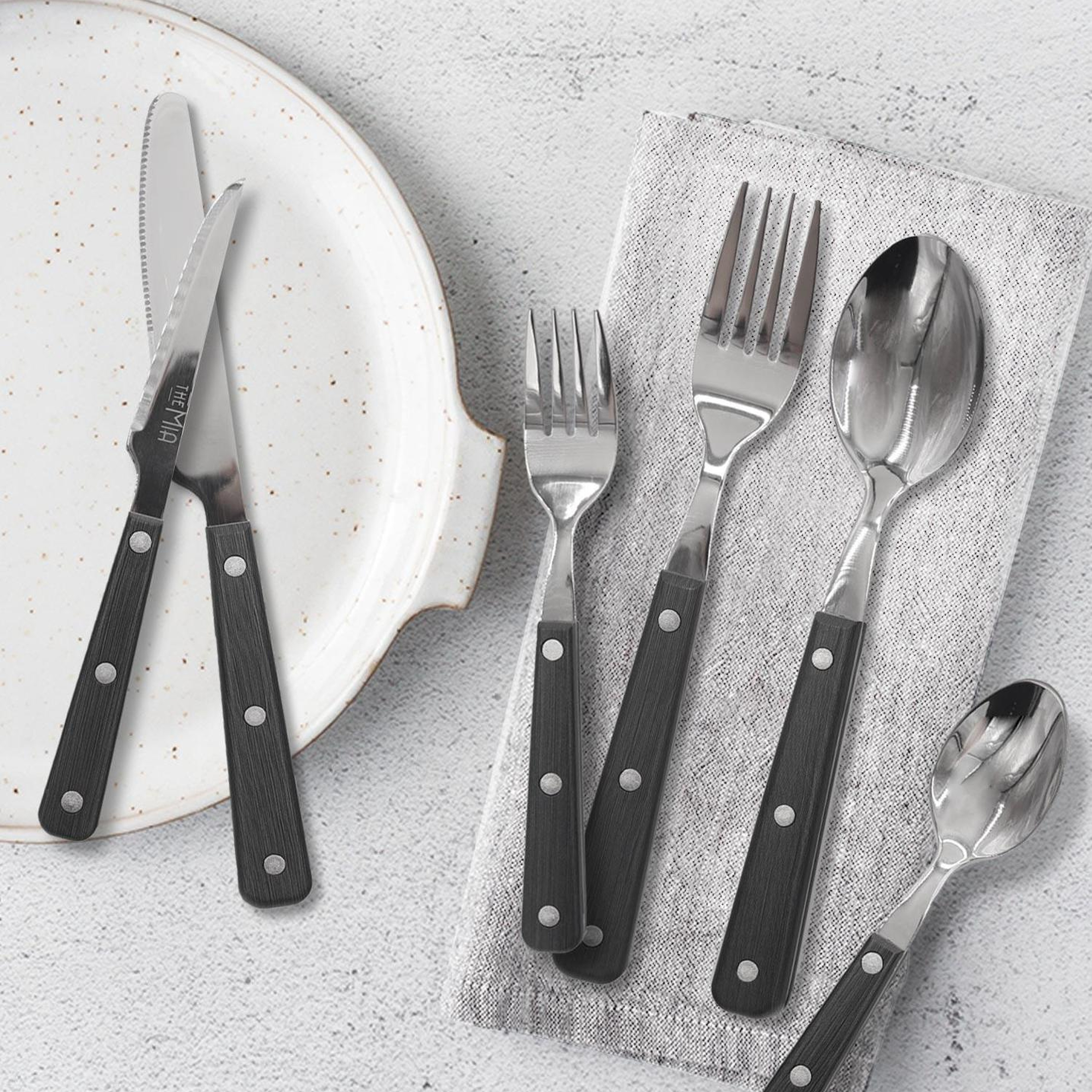 Dark 36 Parça Çelik Çatal Kaşık Bıçak Takımı