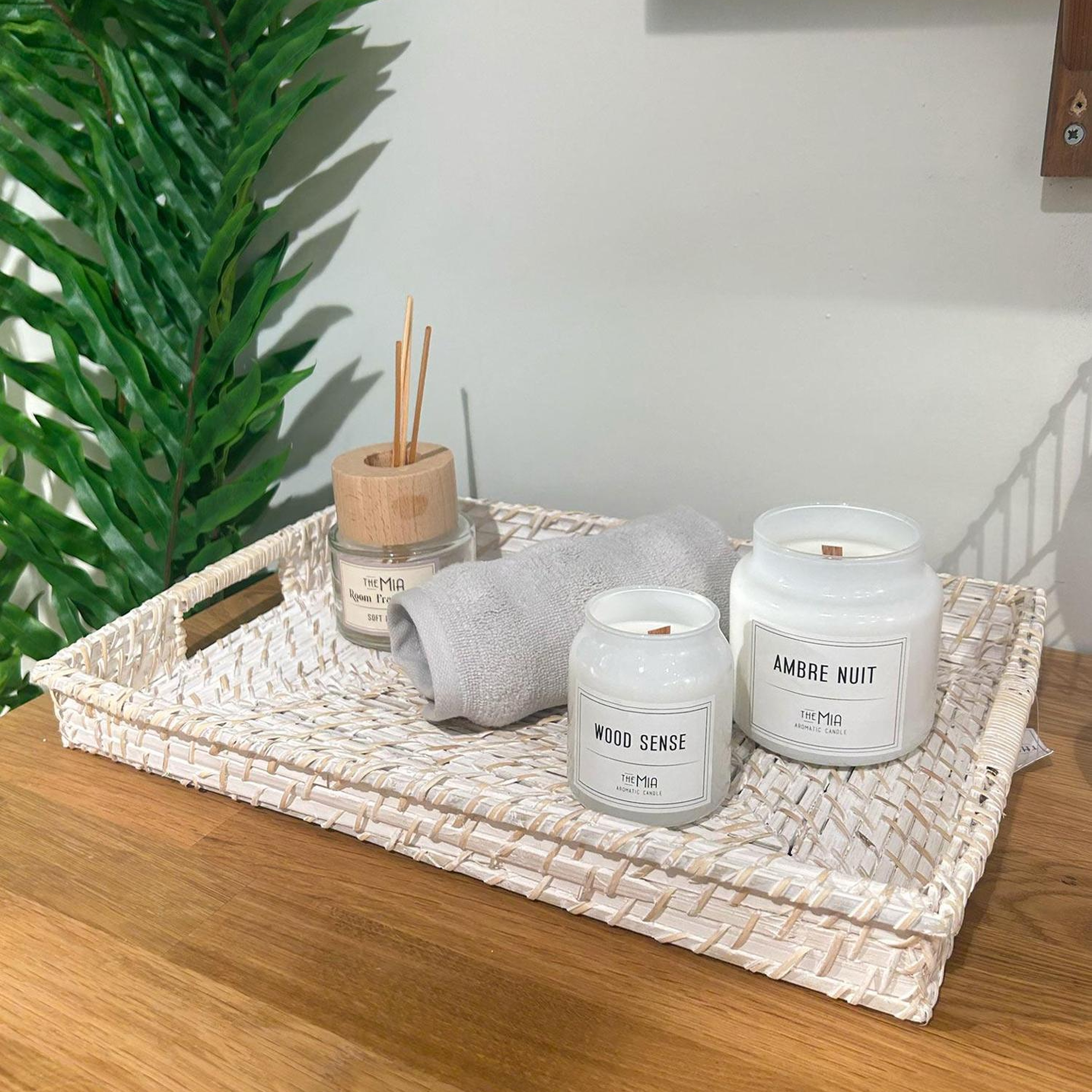 Hasır Tepsi Dikdörtgen 45x31x6 cm