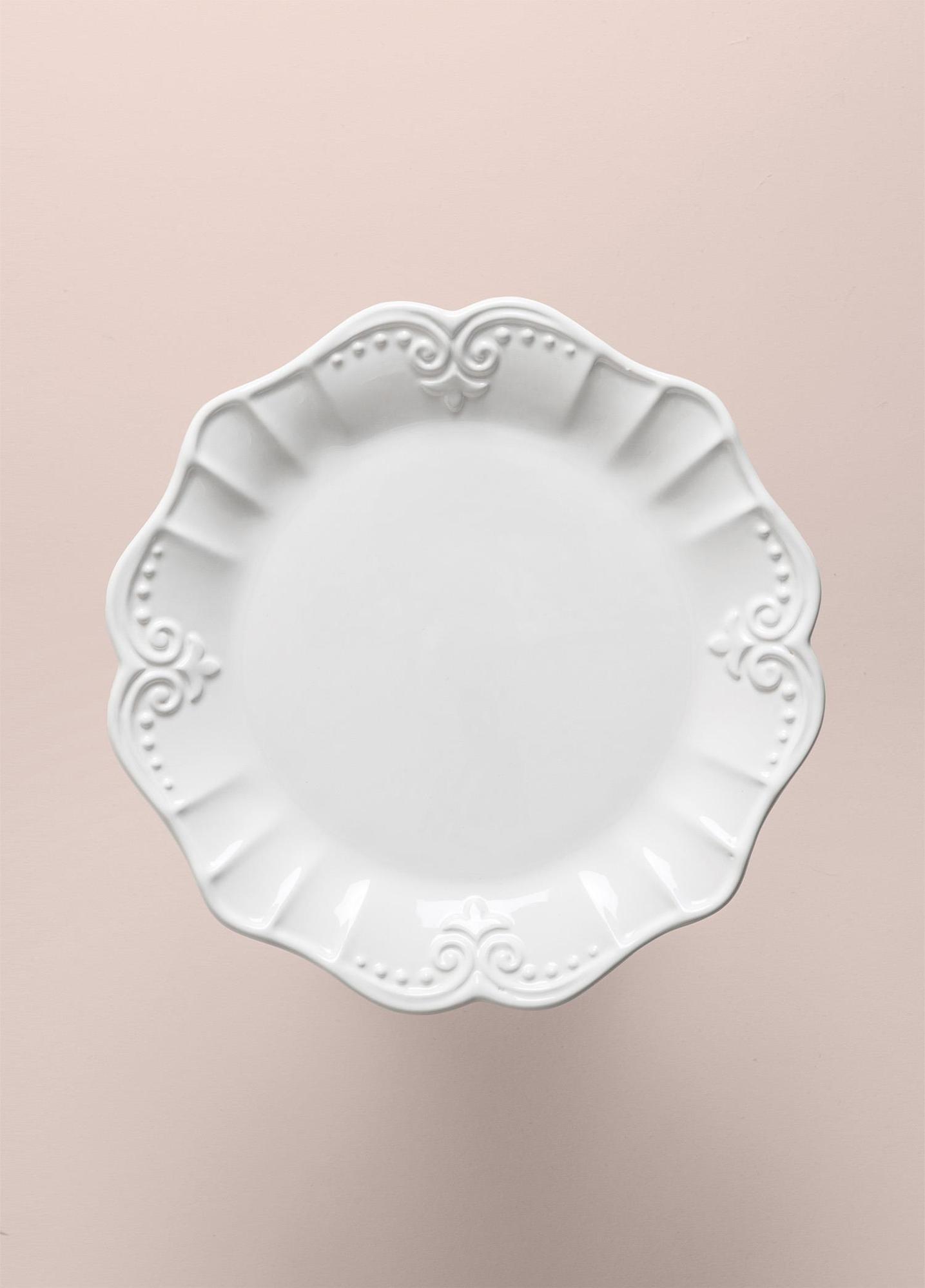 Grande Pasta Kek Standı Beyaz 22x10 cm GRD0019