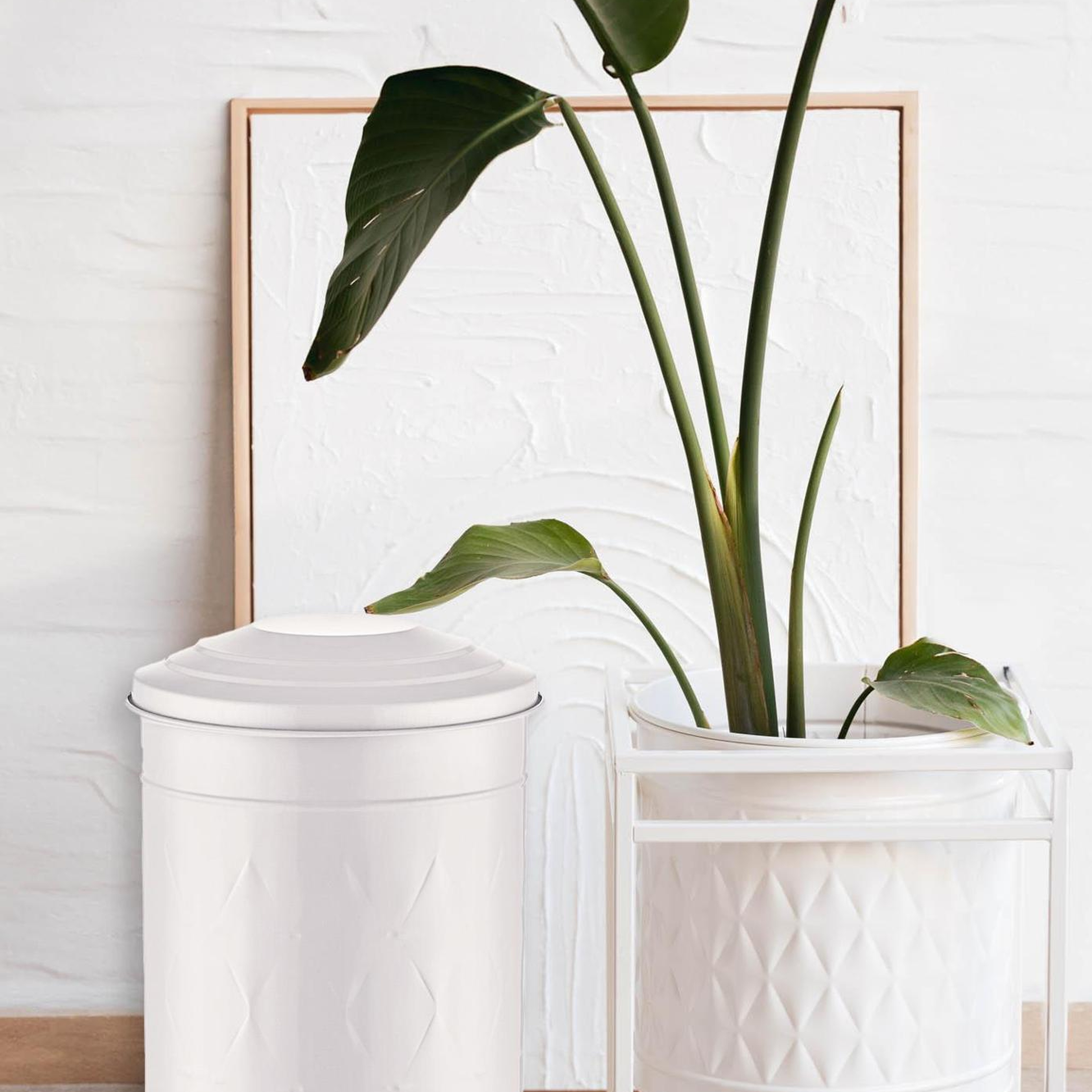 Prizma Çöp Kovası Mutfak Beyaz 37 Lt Pzm0014