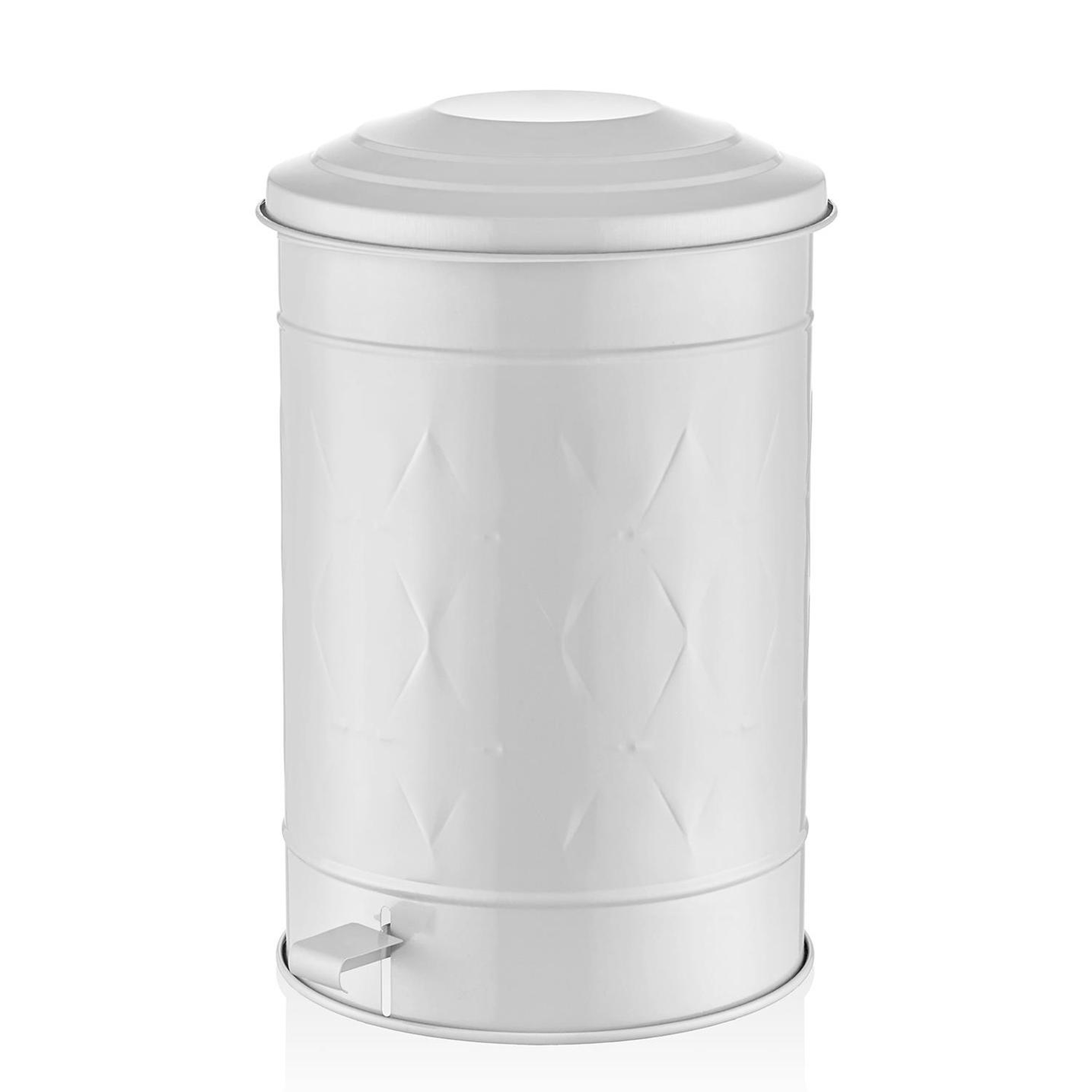 Prizma Çöp Kovası Mutfak Beyaz 37 Lt Pzm0014