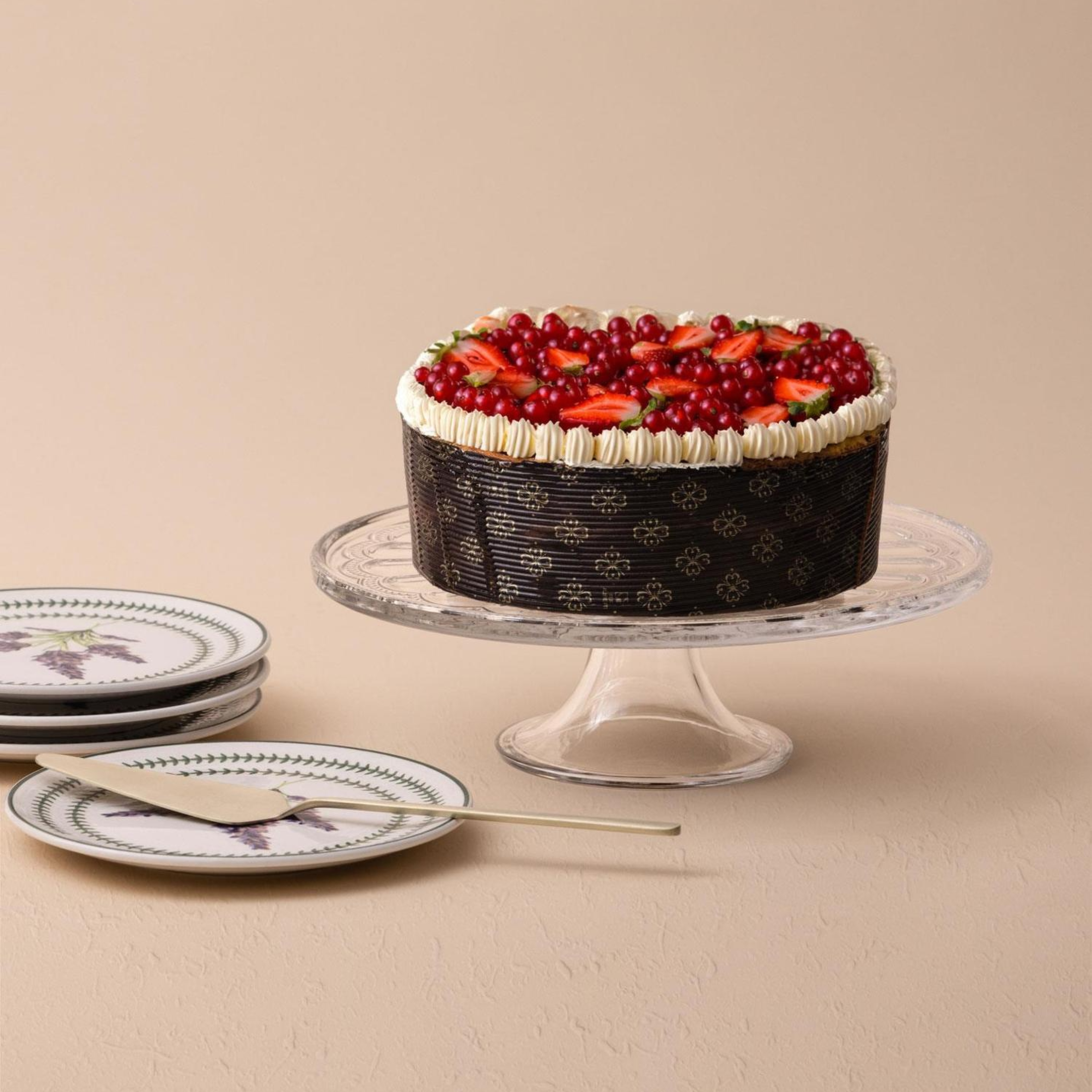 Ayaklı Pasta Kek Sunum Tabağı 30x9 cm CAM0494