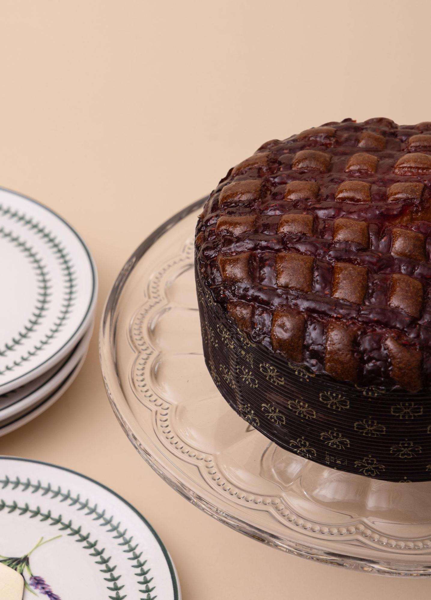 Ayaklı Pasta Kek Sunum Tabağı 30x9 cm CAM0494