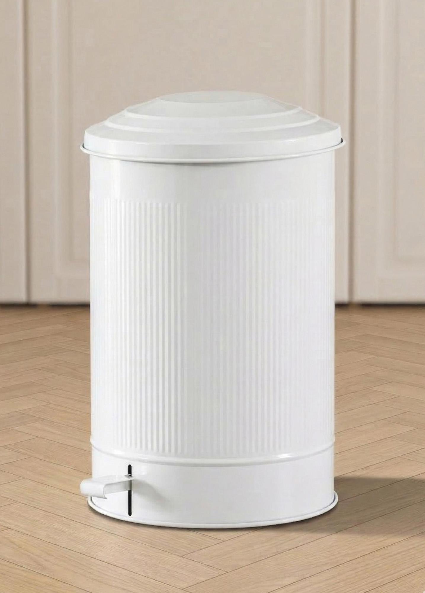 Stripe Mutfak Çöp Kovası Beyaz 37 Lt