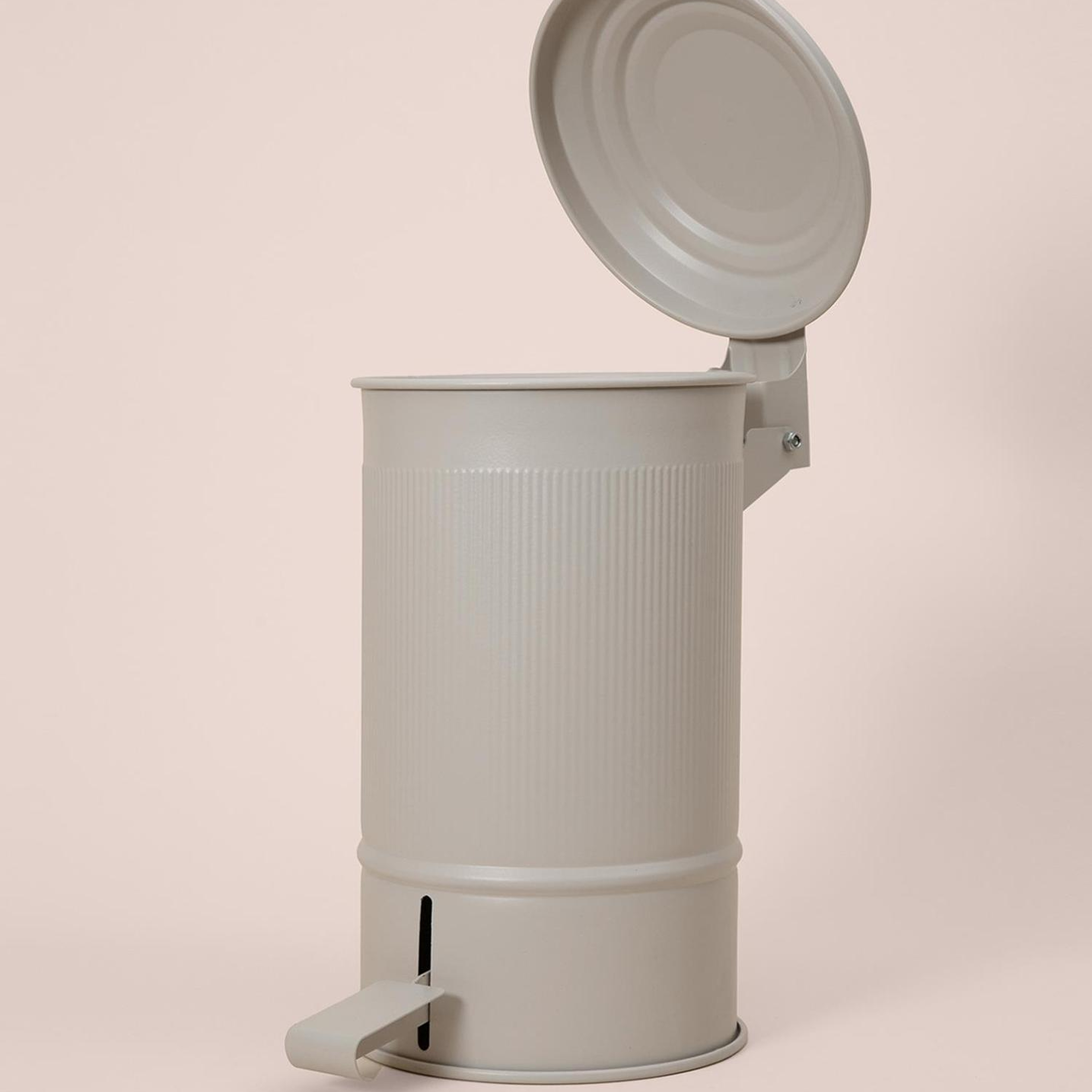 Stripe Mutfak ve Banyo Çöp Kovası Bej 5 Lt