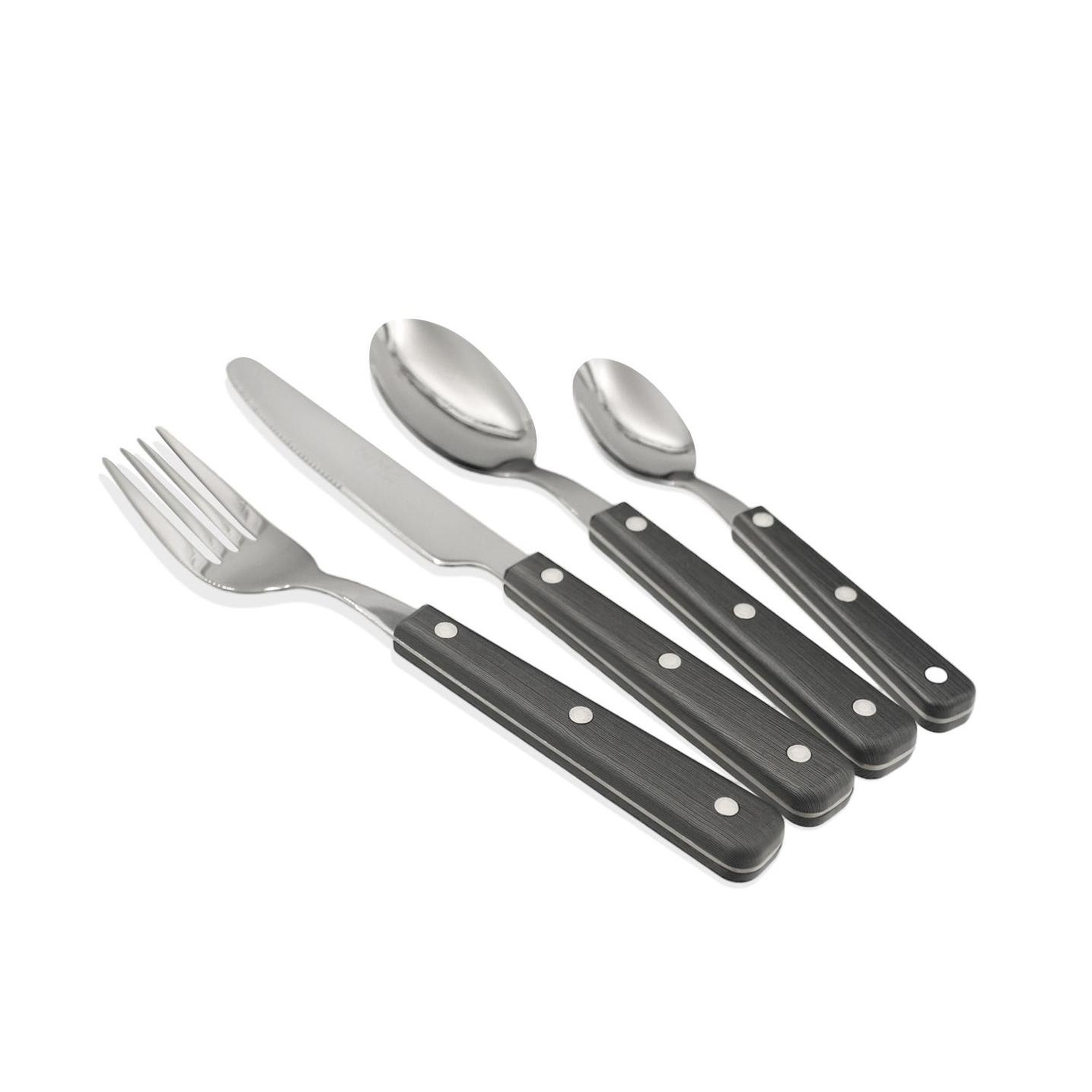 Dark 24 Parça Çelik Çatal Kaşık Bıçak Takımı