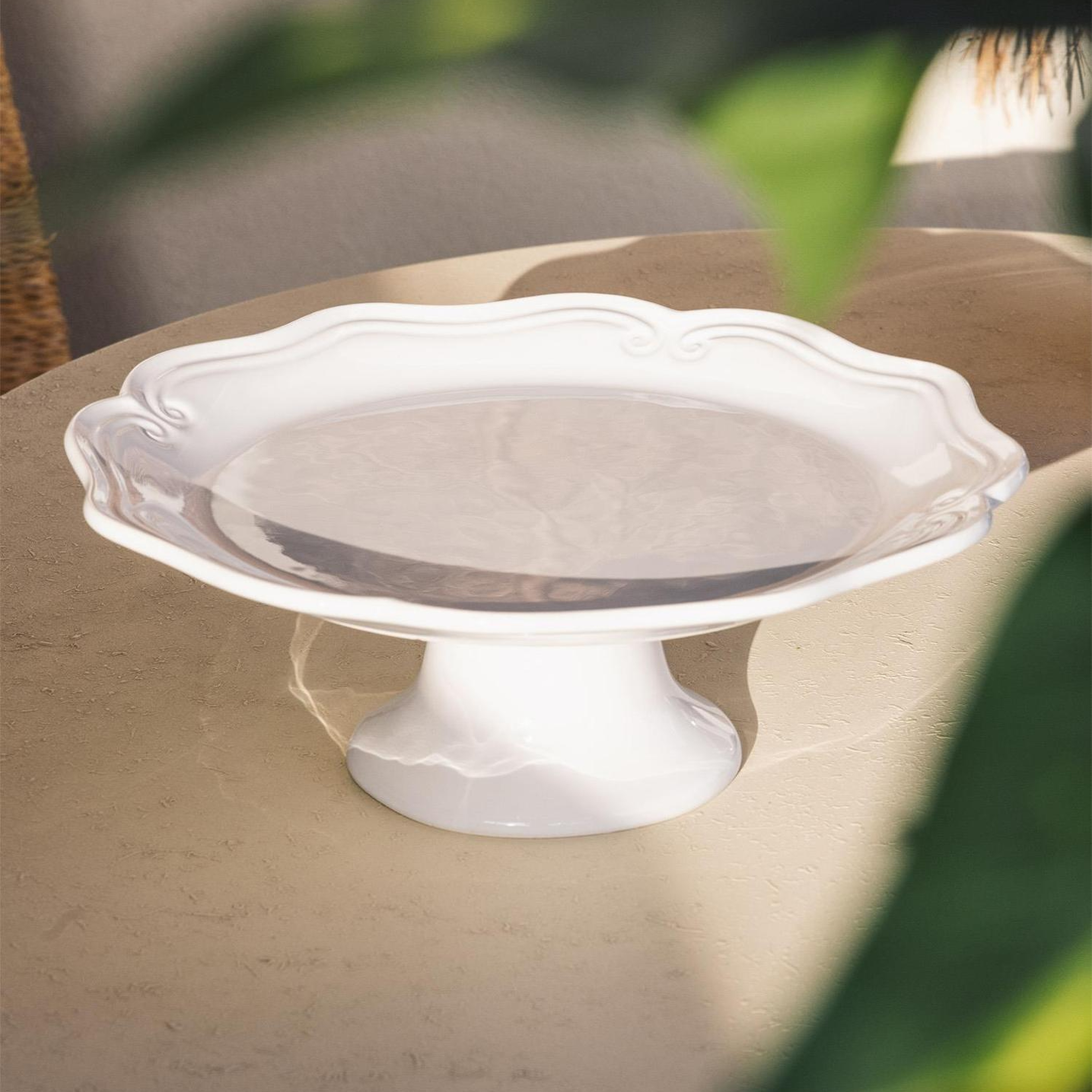 Grande Pasta Kek Standı Beyaz 33x12 cm GRD0017