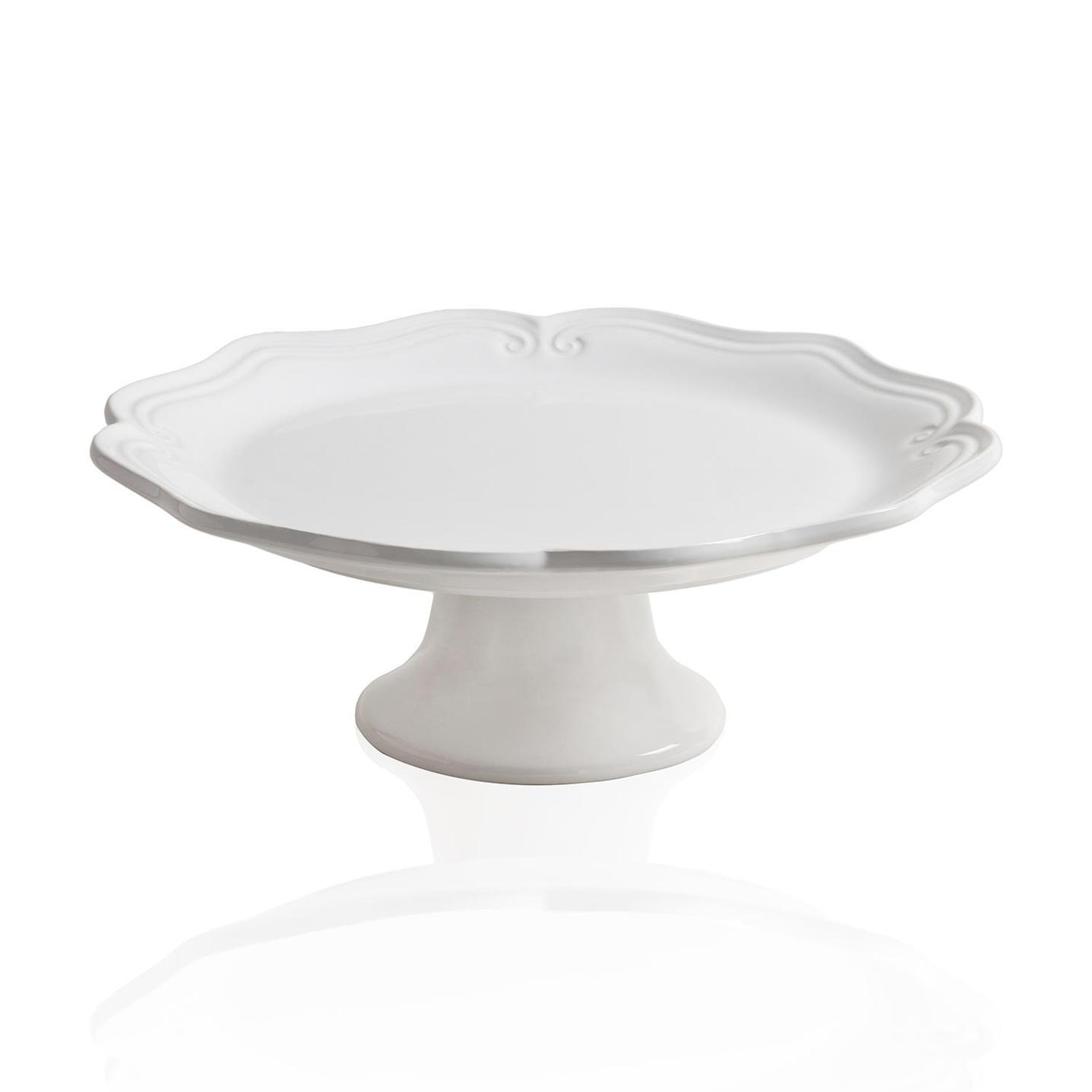 Grande Pasta Kek Standı Beyaz 33x12 cm GRD0017