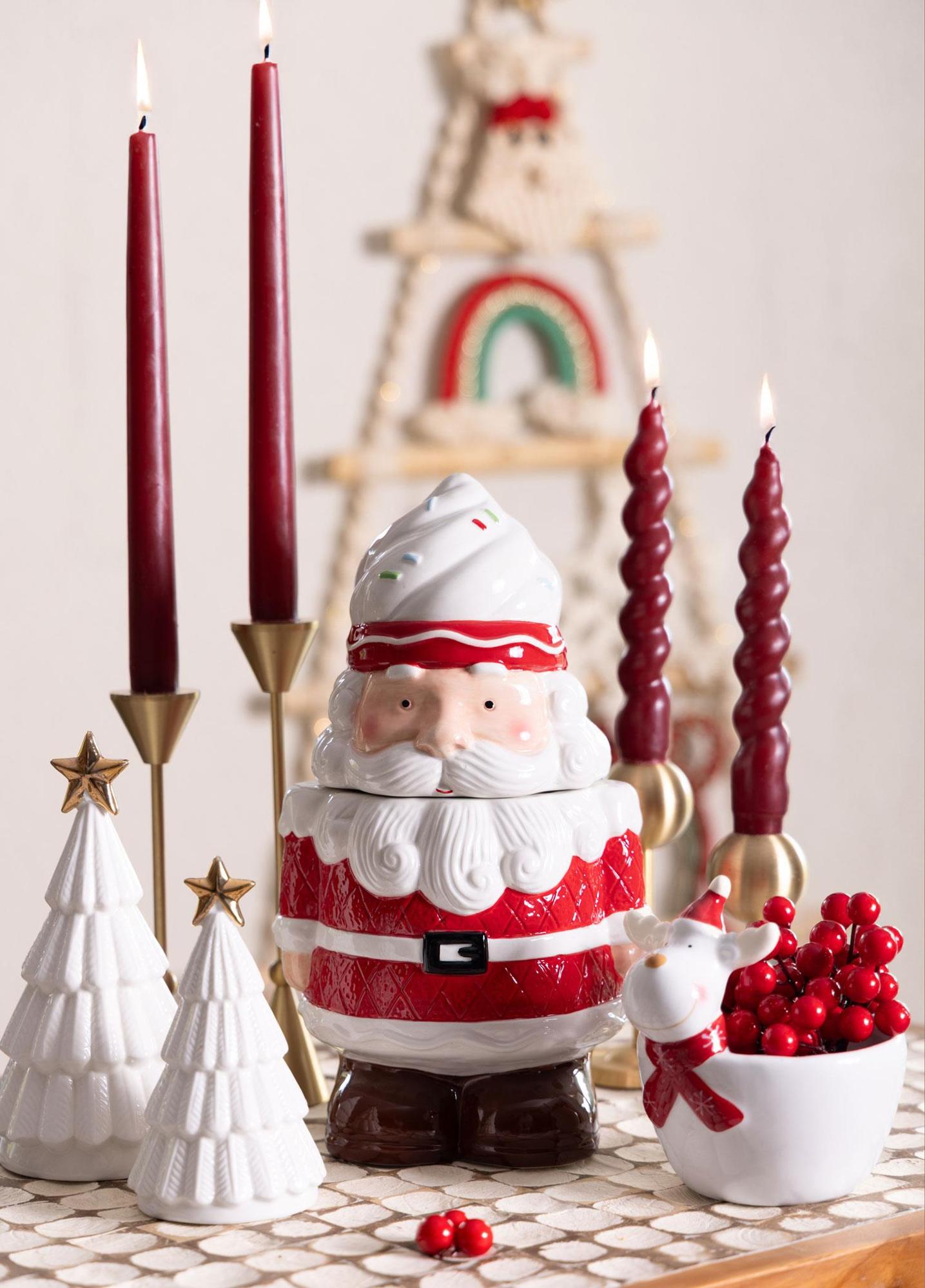 Dekoratif Figür Kurabiye Kavanozu 16x15x28 cm