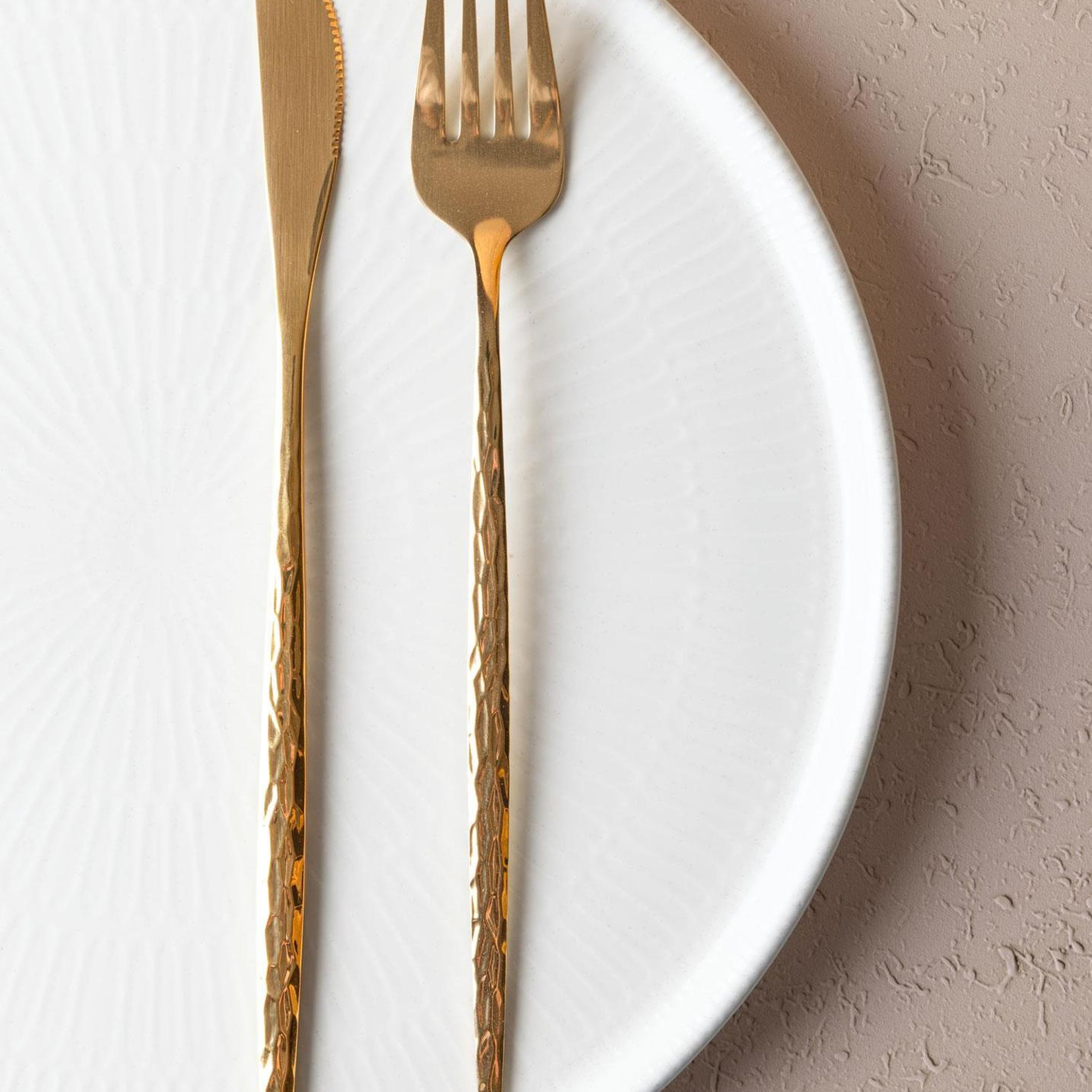 Shiny Çatal Kaşık Bıçak Takımı Gold 24 Parça