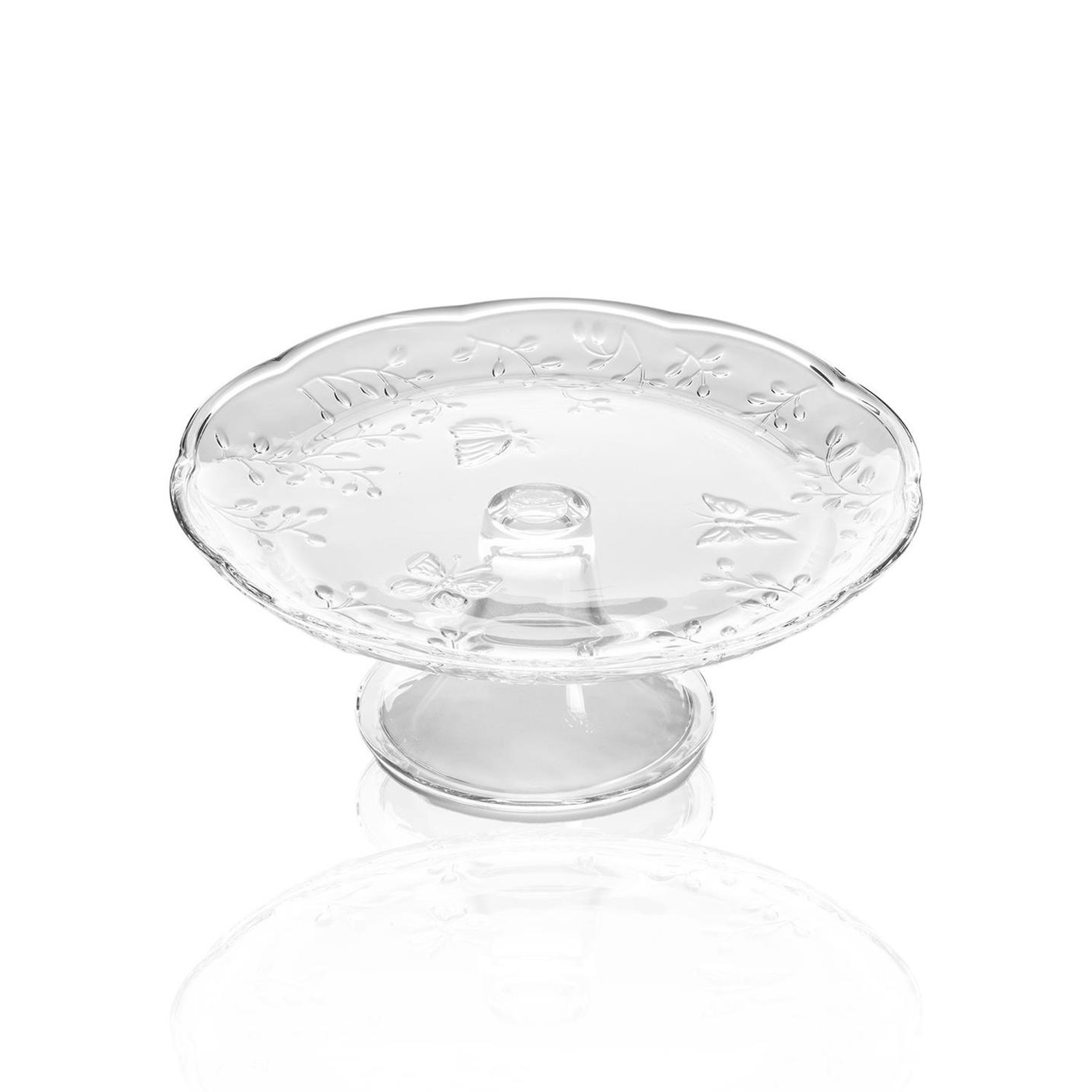 Ayaklı Cam Sunum Tabağı 27x27x11 cm CAM0499