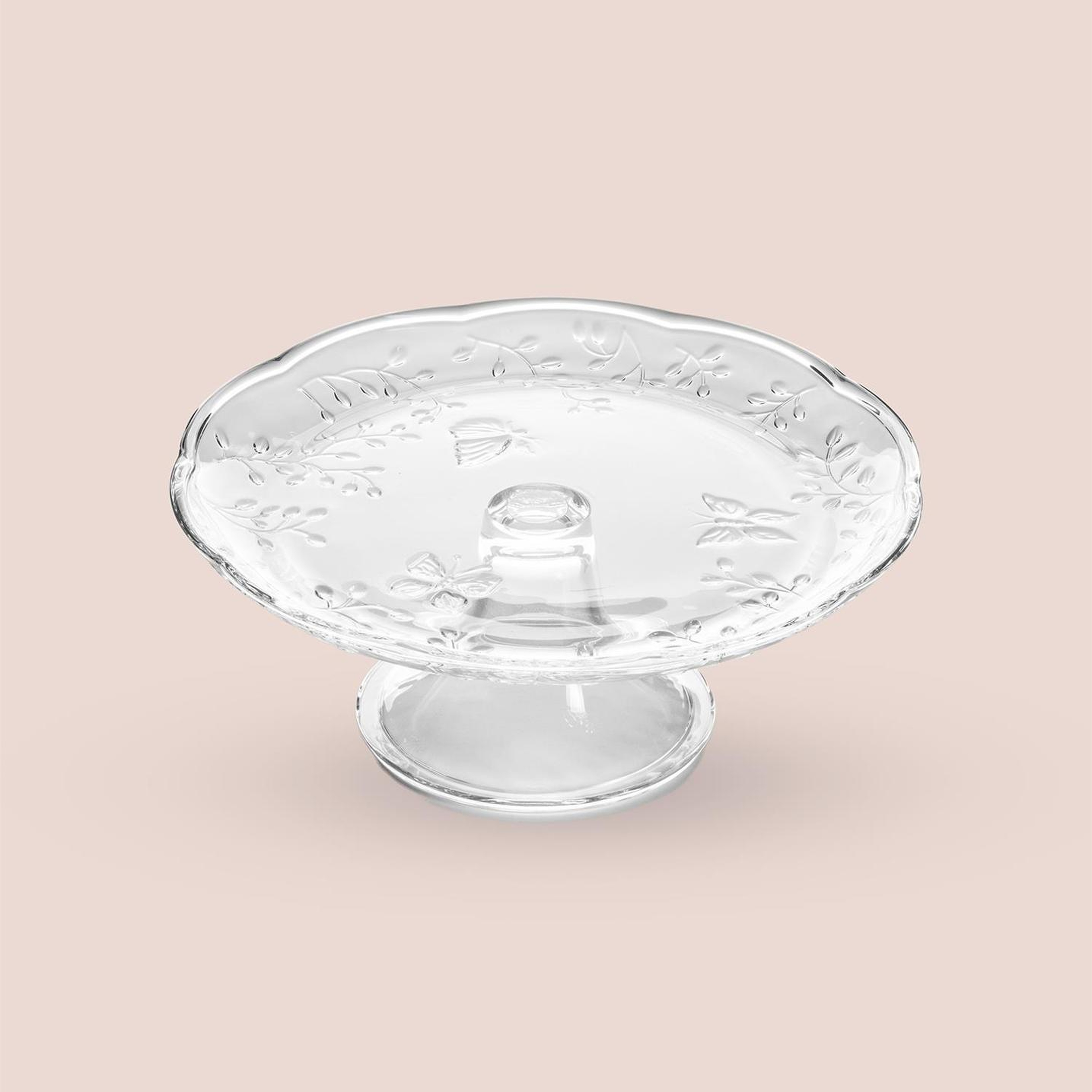 Ayaklı Cam Sunum Tabağı 27x27x11 cm CAM0499