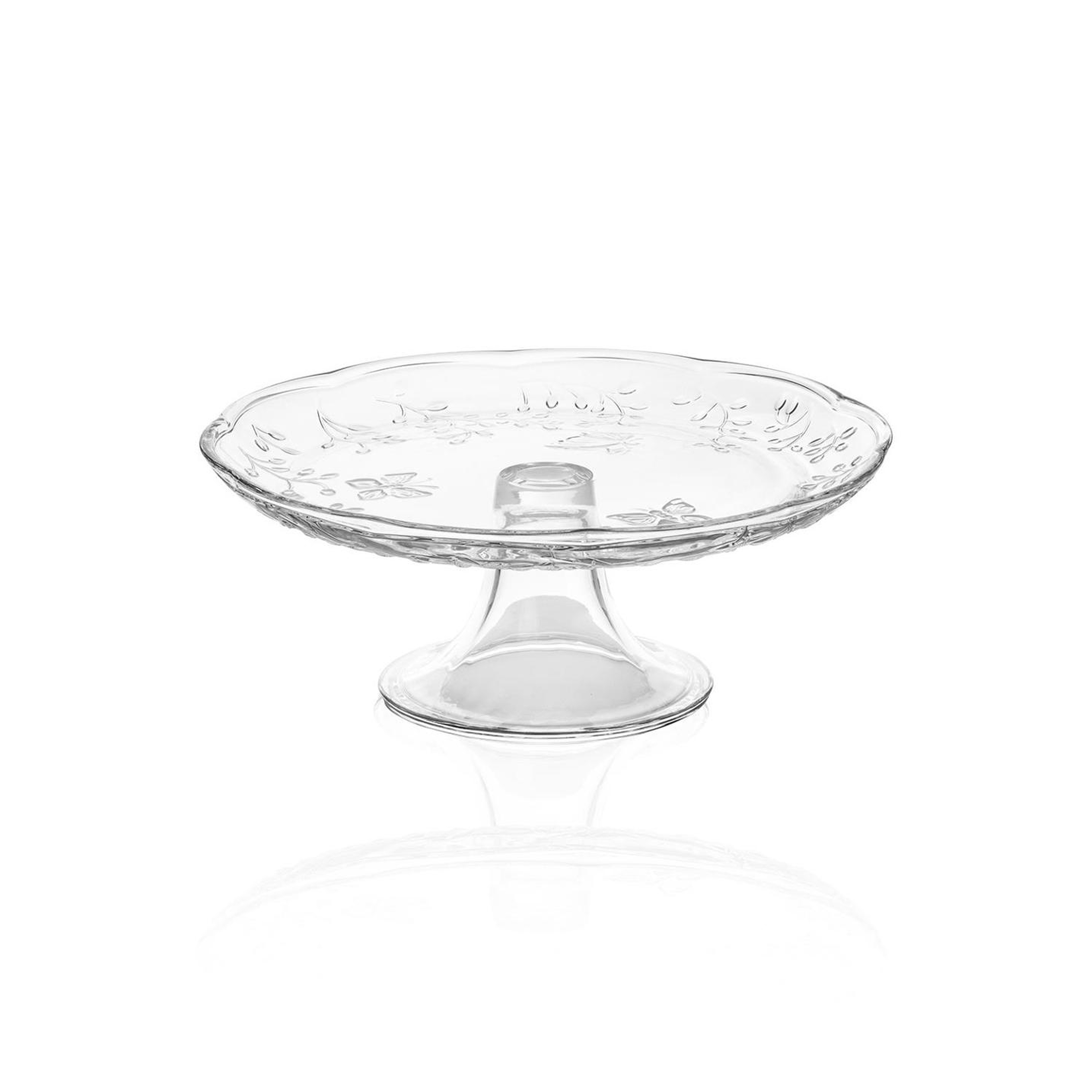 Ayaklı Cam Sunum Tabağı 27x27x11 cm CAM0499