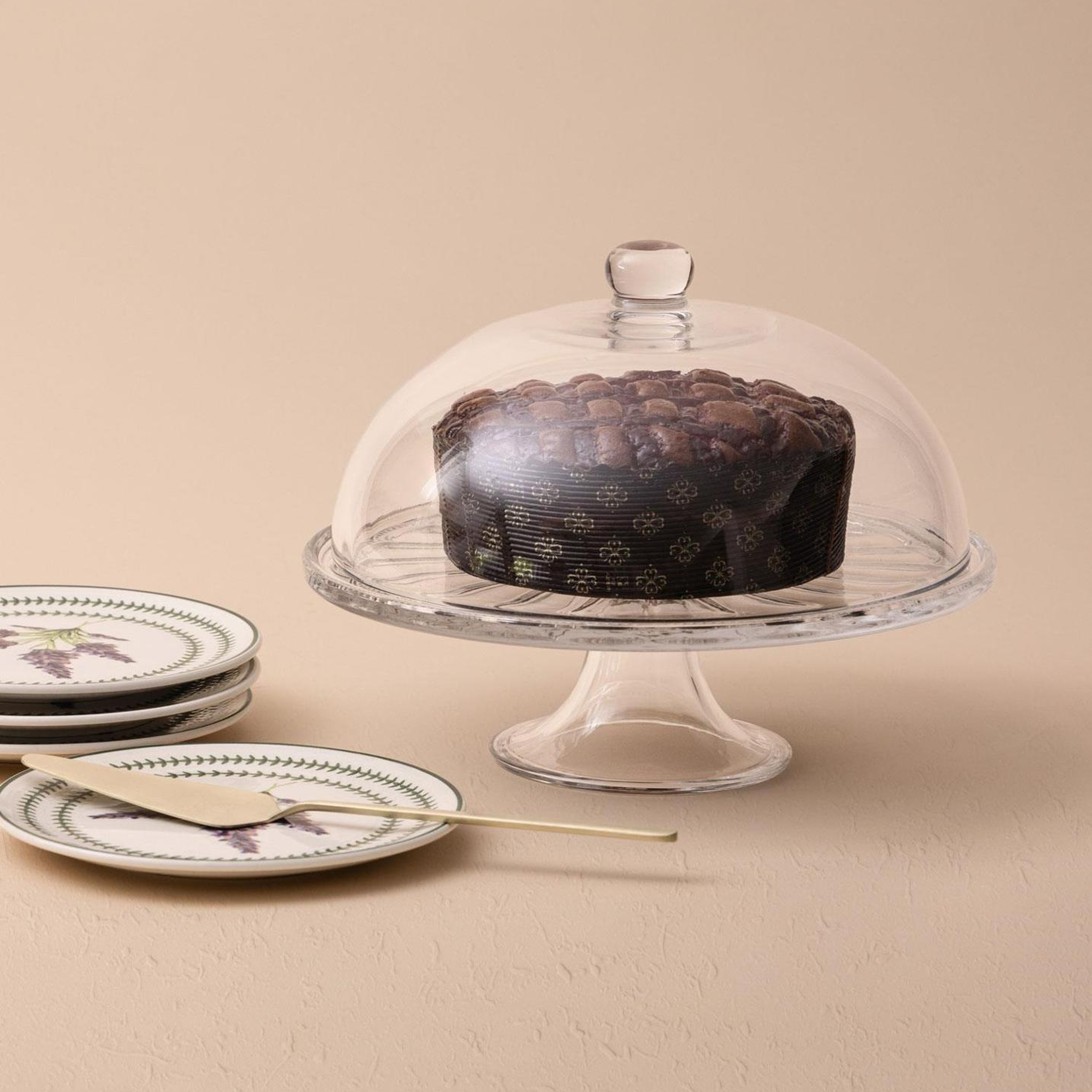 Ayaklı Pasta Kek Fanusu 30x24 cm CAM0495