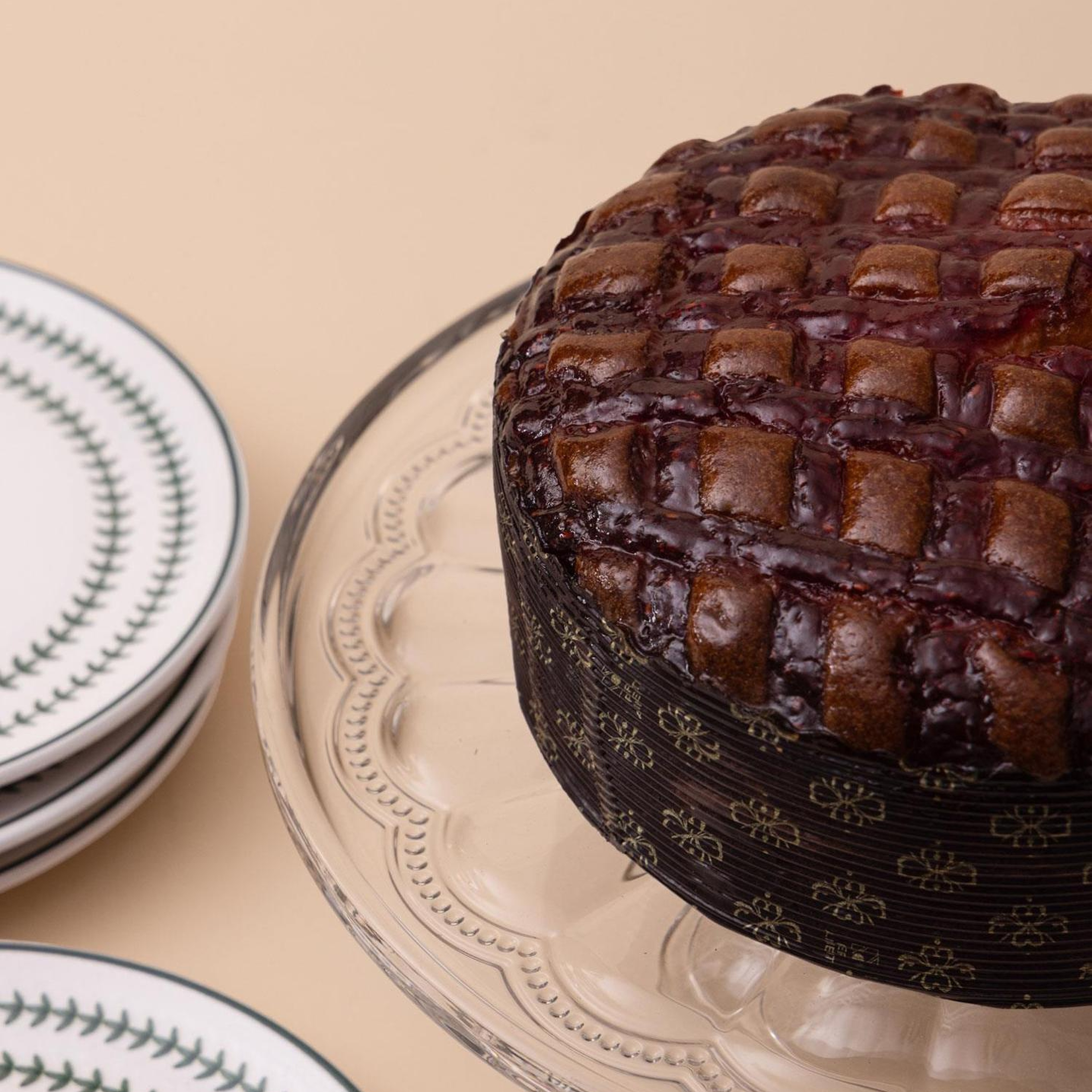 Ayaklı Pasta Kek Fanusu 30x24 cm CAM0495