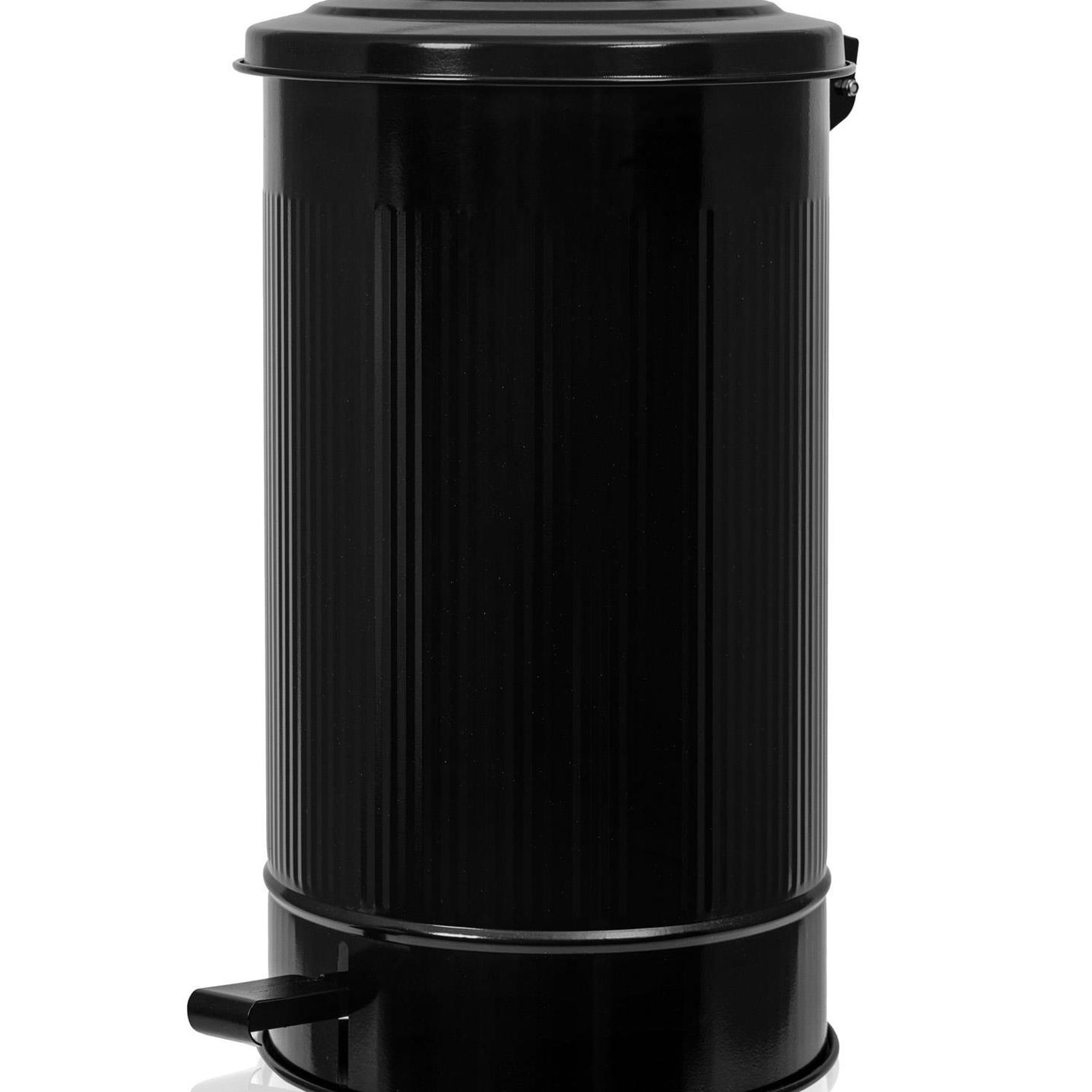 Stripe Mutfak Çöp Kovası Siyah 37 Lt