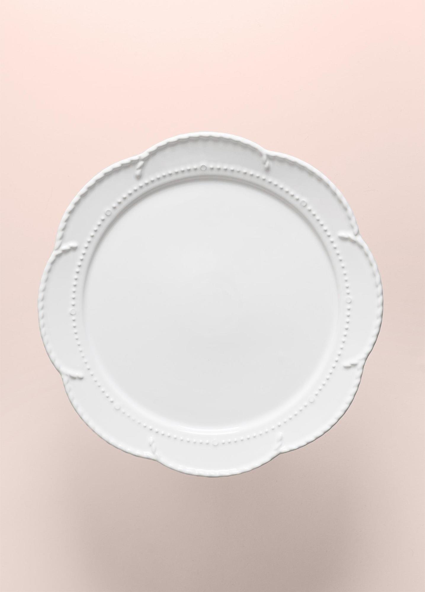 Grande Pasta Kek Standı Beyaz 31x12 cm GRD0014