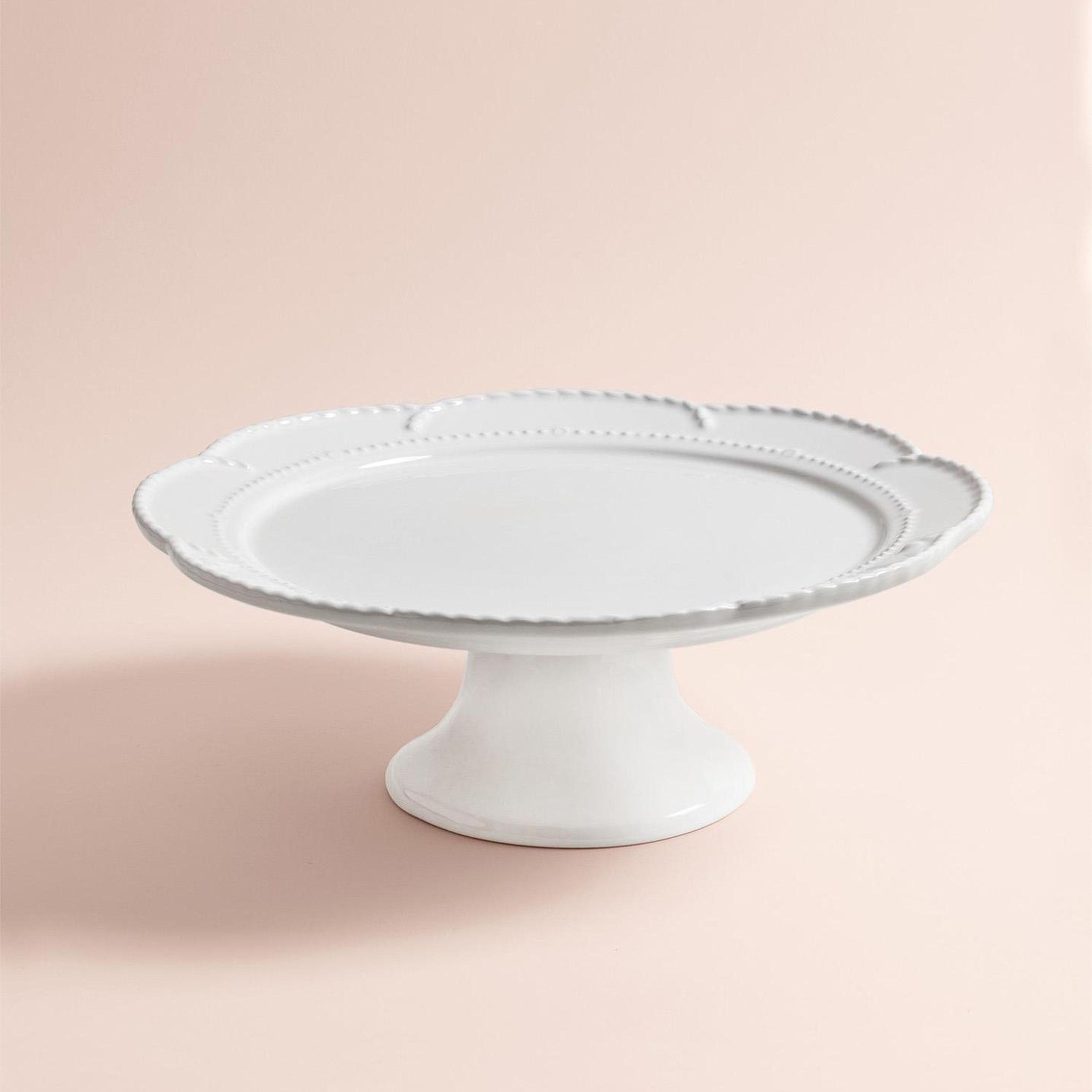 Grande Pasta Kek Standı Beyaz 31x12 cm GRD0014