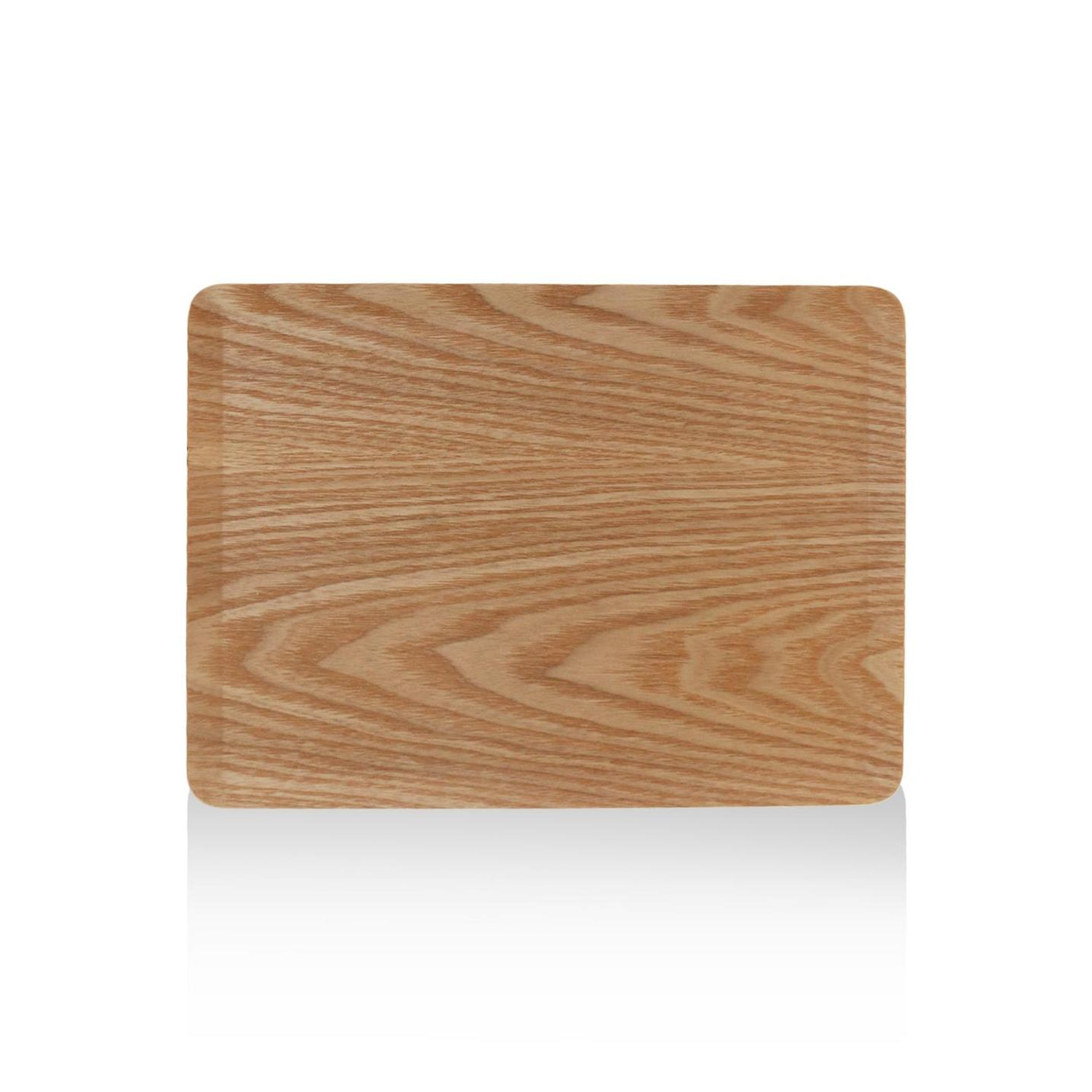 Natura Kaydırmaz Ahşap Tepsi 36x28 Cm