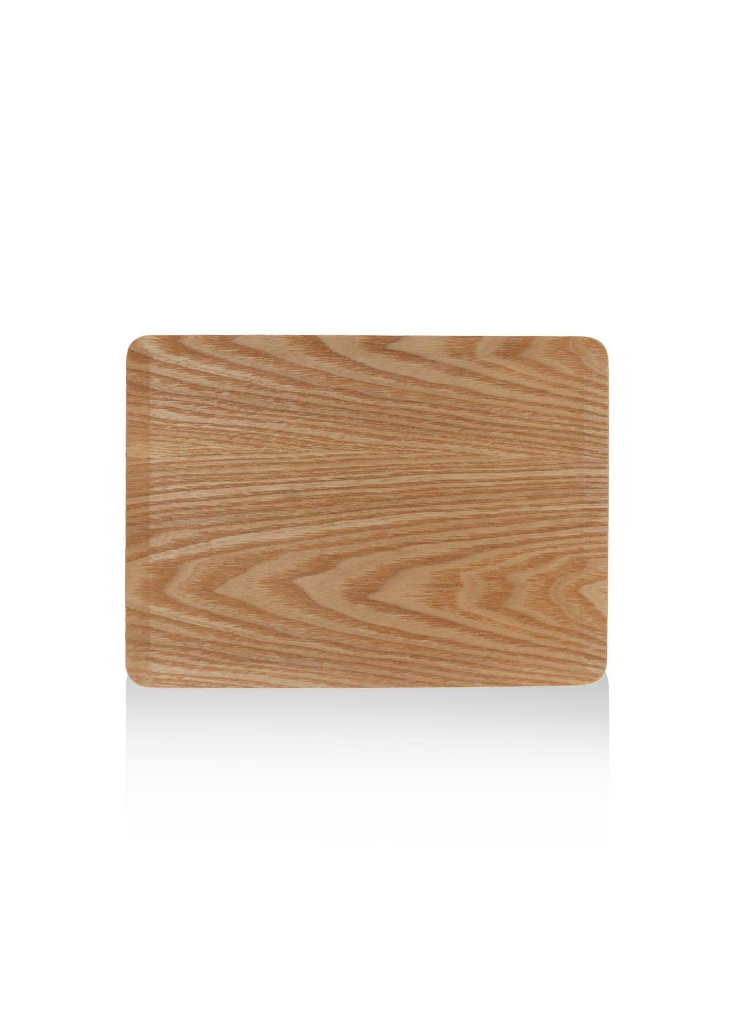 Natura Kaydırmaz Ahşap Tepsi 36x28 Cm