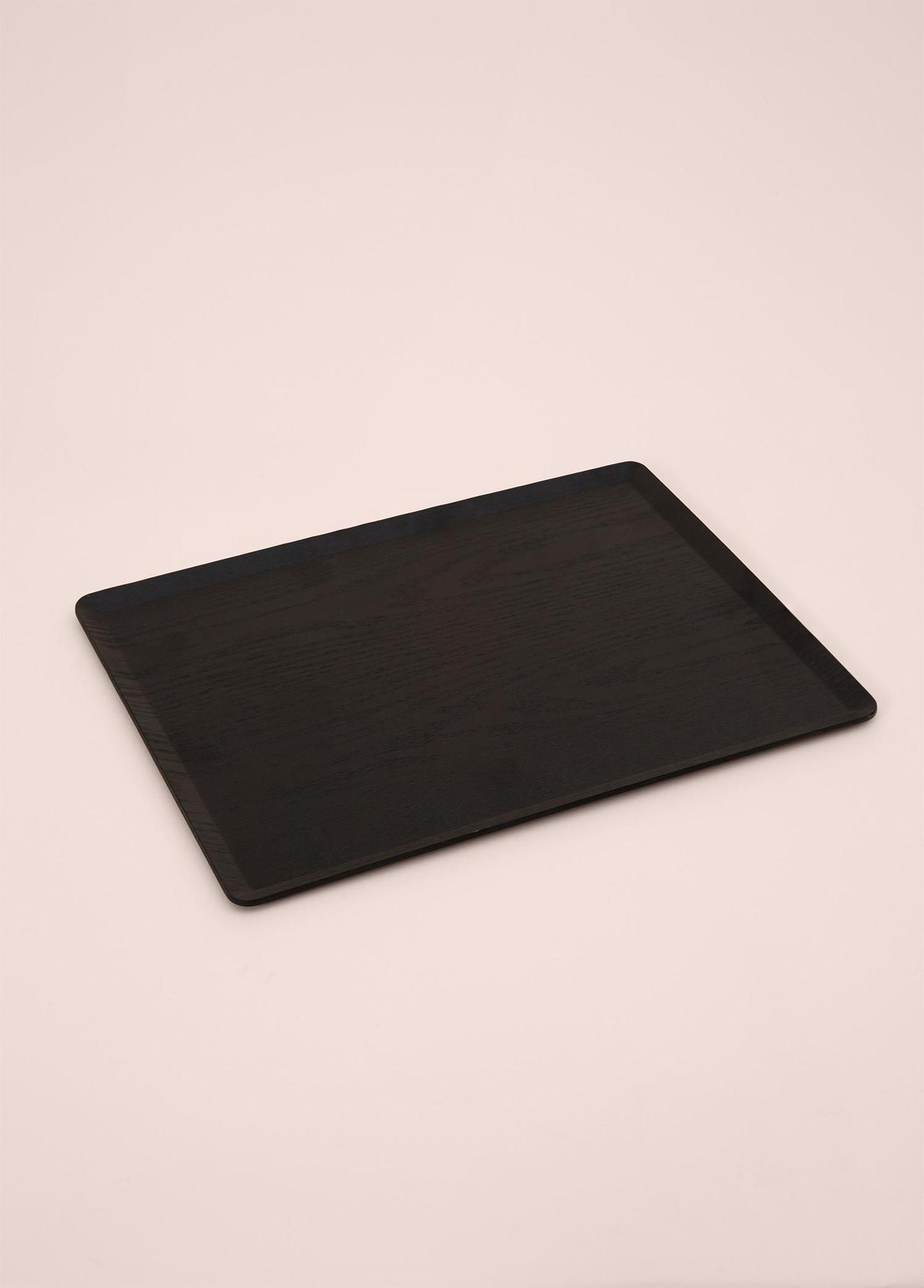 NATURA SİYAH TEPSİ 27X20CM