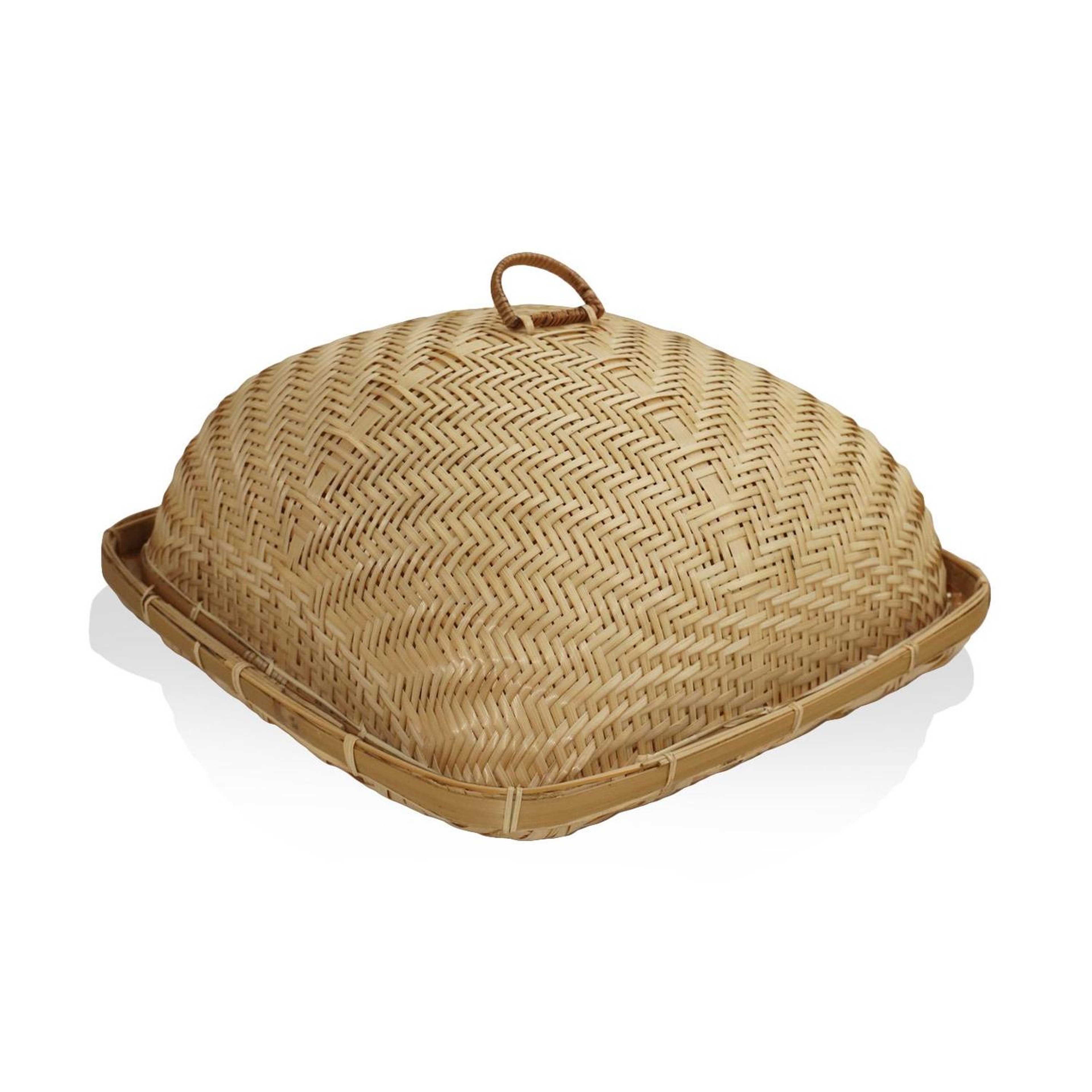 Bambu Dikdörtgen Tepsi 40x40x21 cm