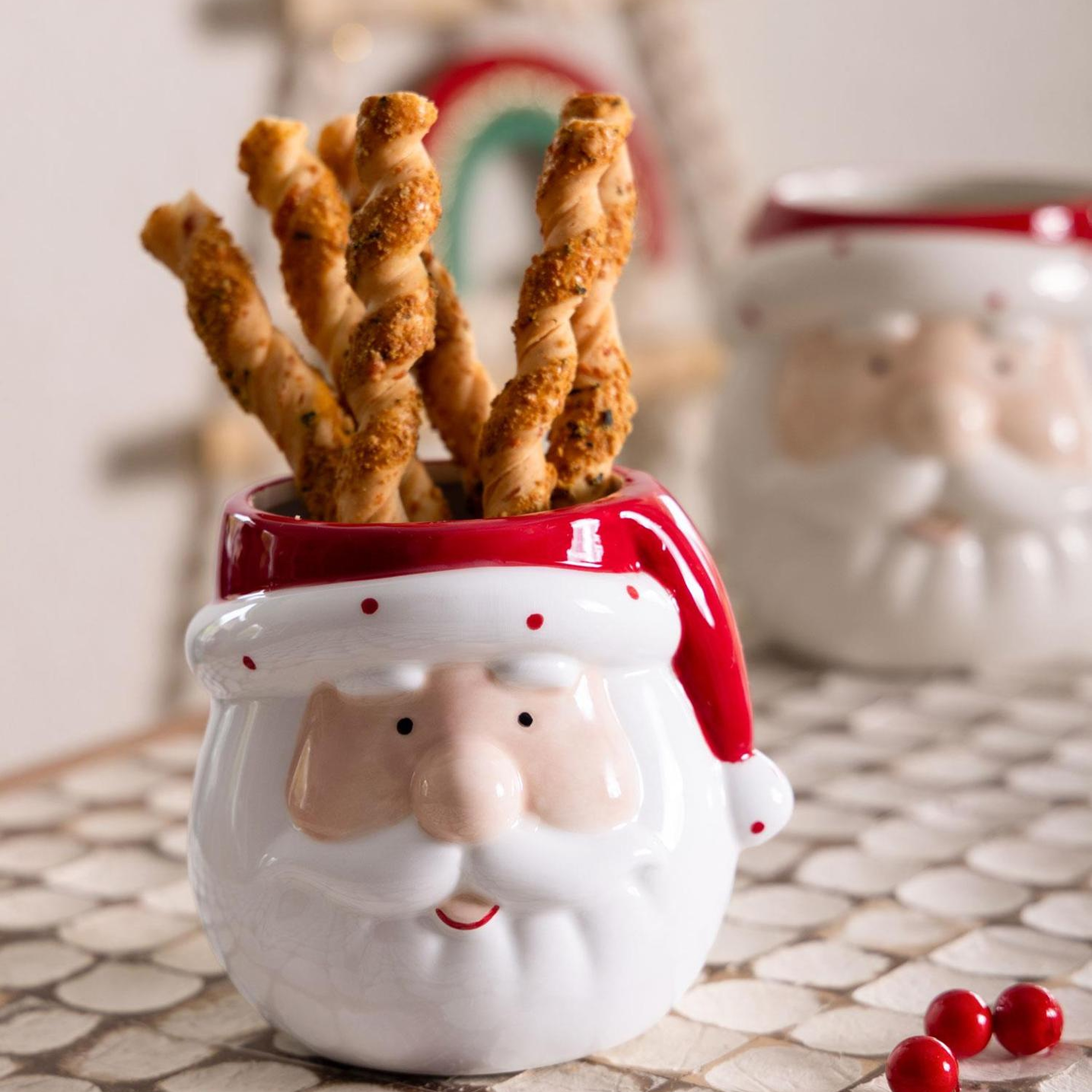 Dekoratif Figür Kurabiye Kavanozu 15x14x13 cm